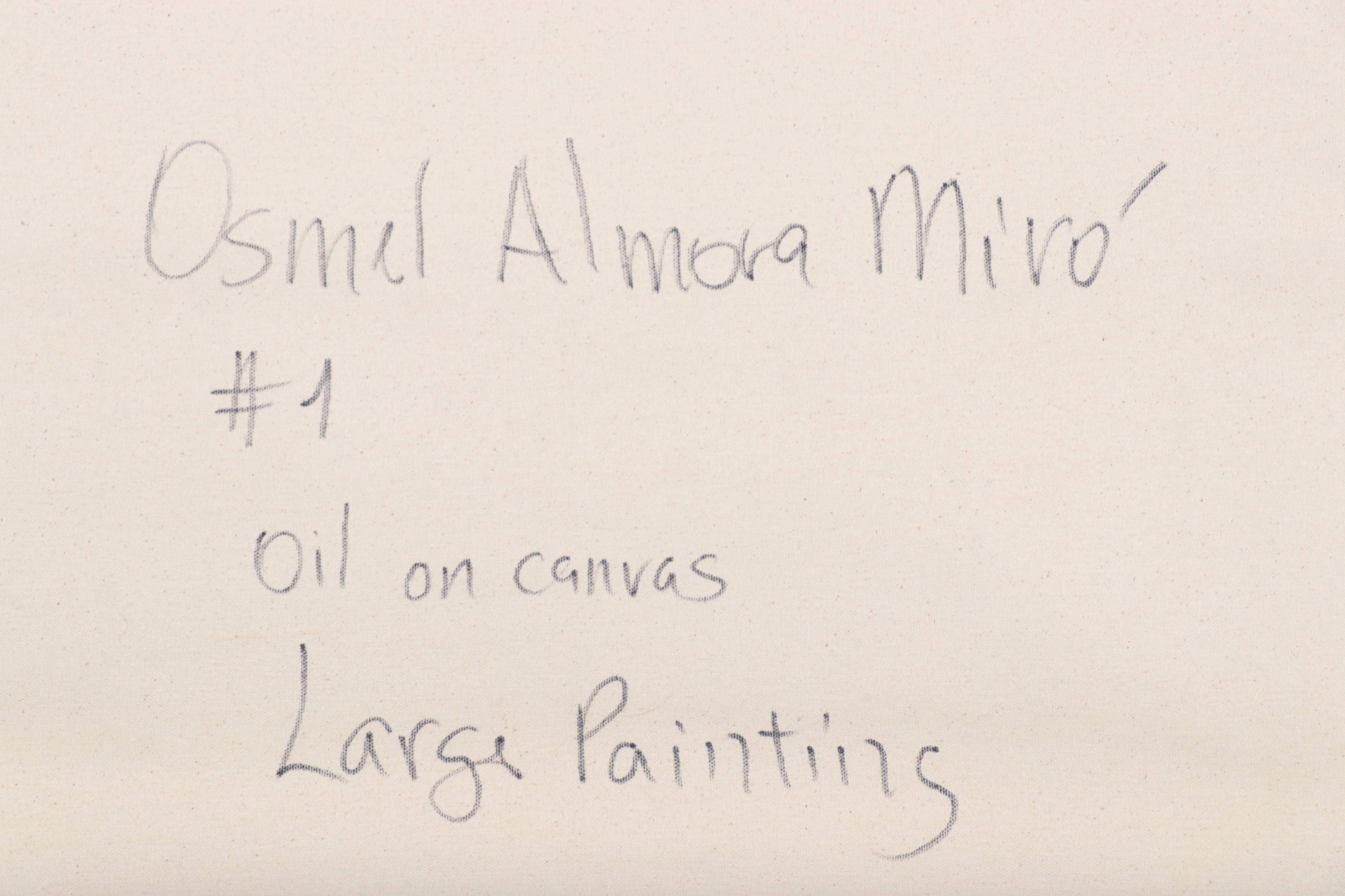 Osmel Almora Miró Non-objective Oil Painting, 2023