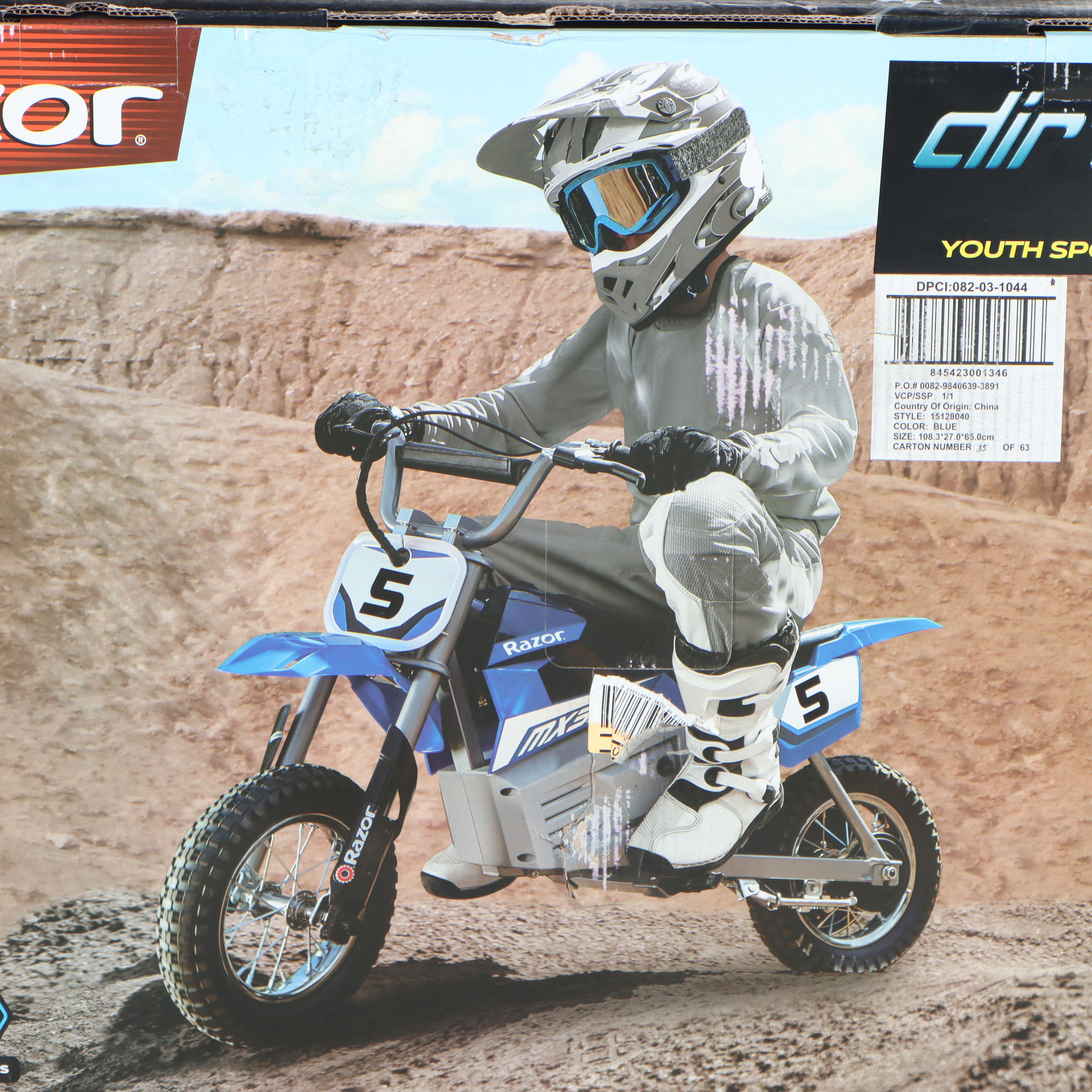 Razor MX350 Dirt Rocket Youth Sport Electric Motocross Bike