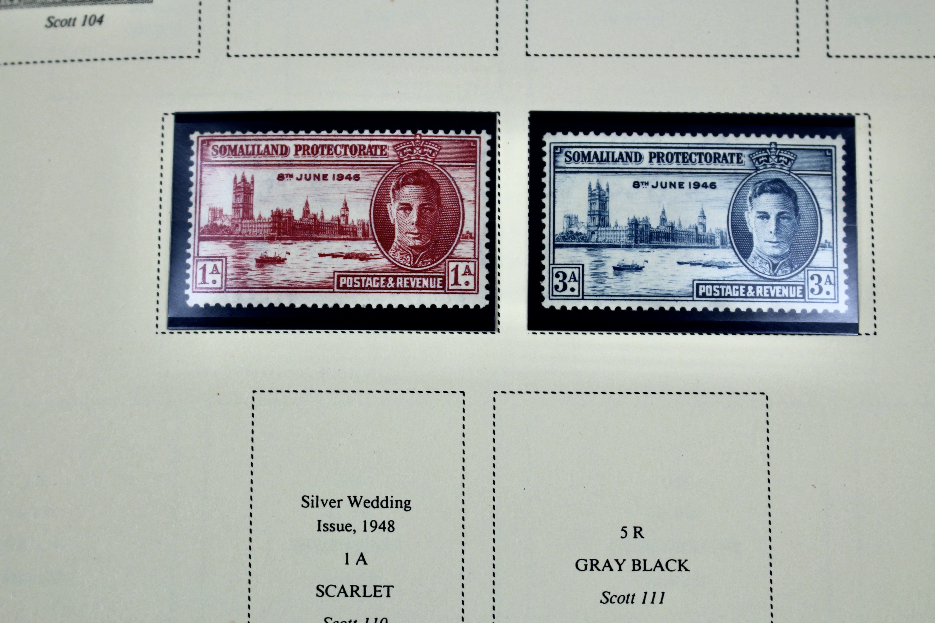 British Colonial and British Protectorate Postage Stamp Collection