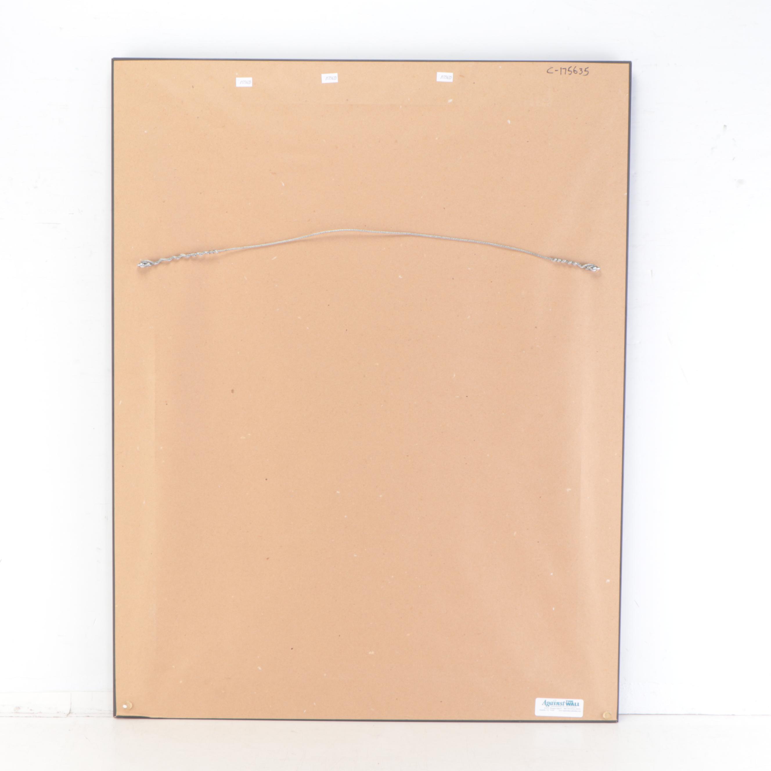 Warren Davis Abstract Expressionism Mixed Media Painting, 1967