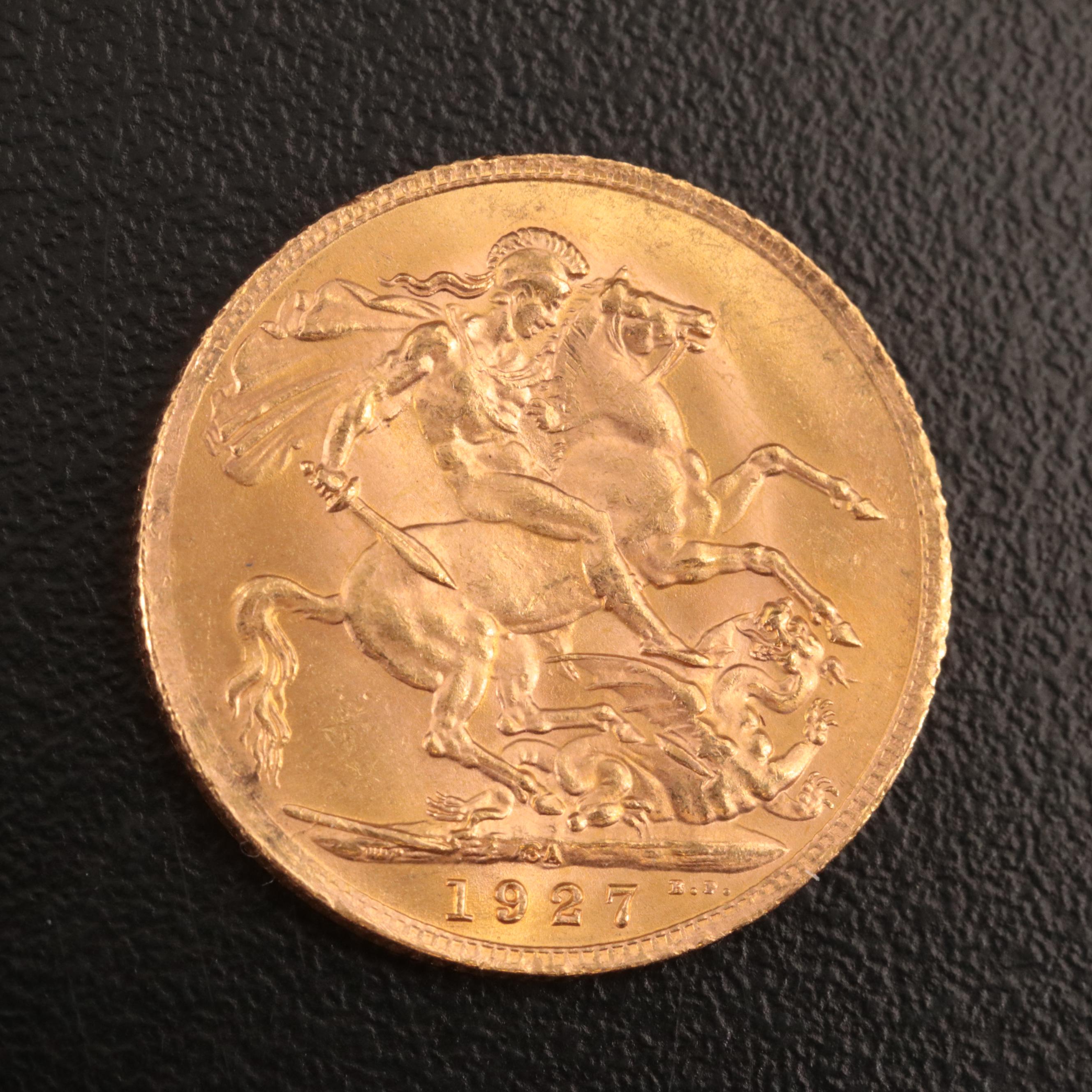 1927 South Africa Gold Sovereign