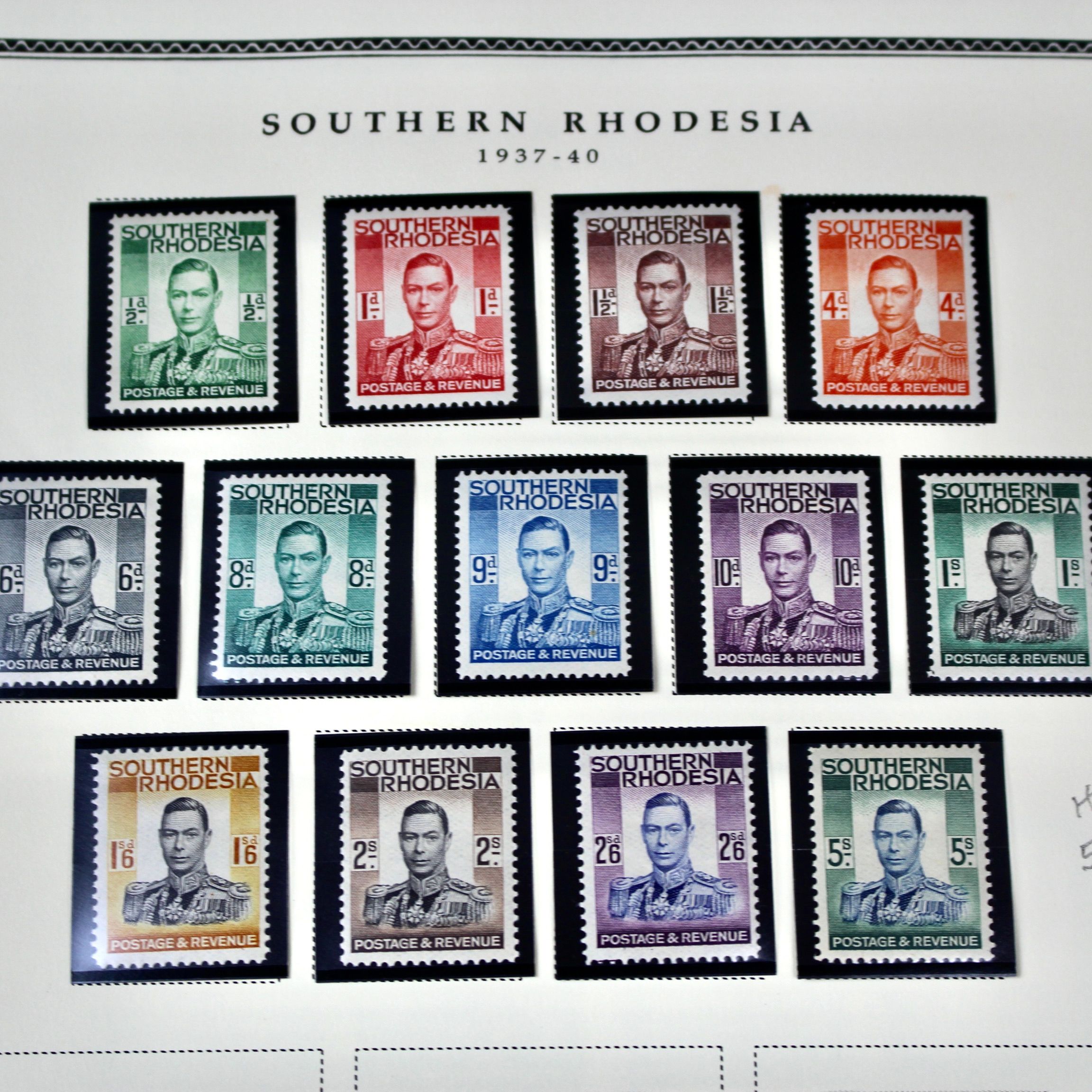 British Colonial and British Protectorate Postage Stamp Collection