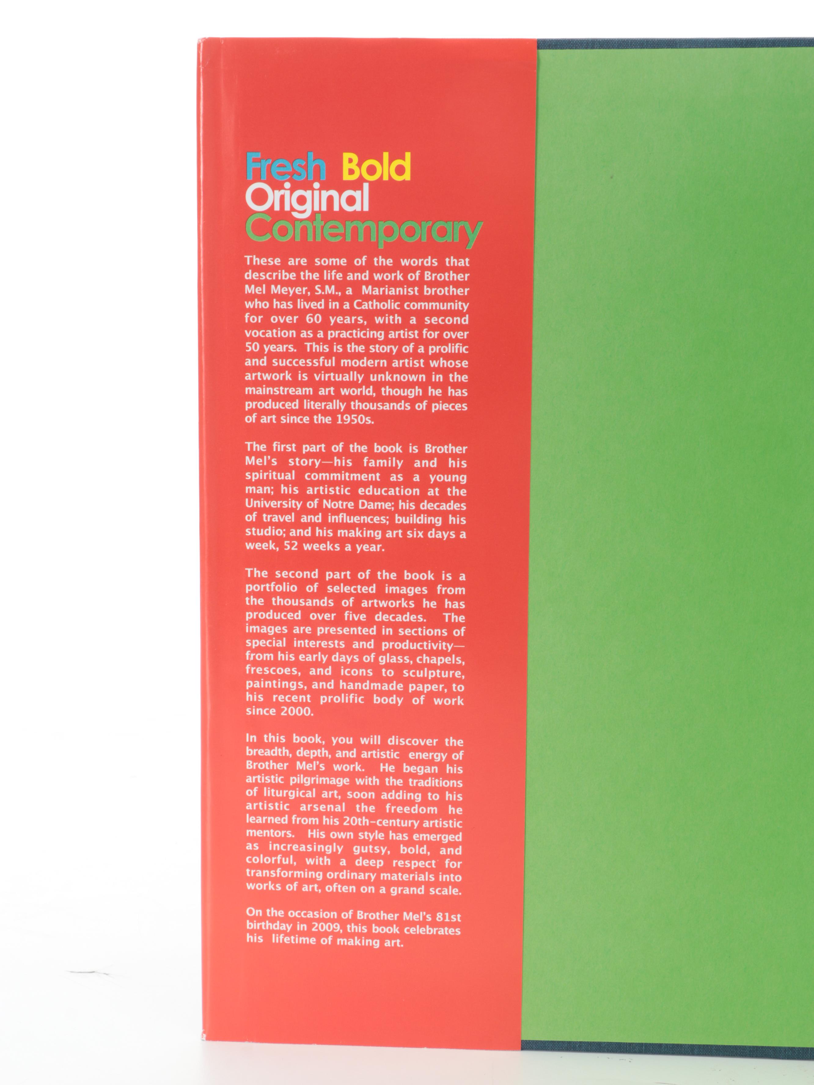 Brother Mel Abstract Metal Sculpture With Book