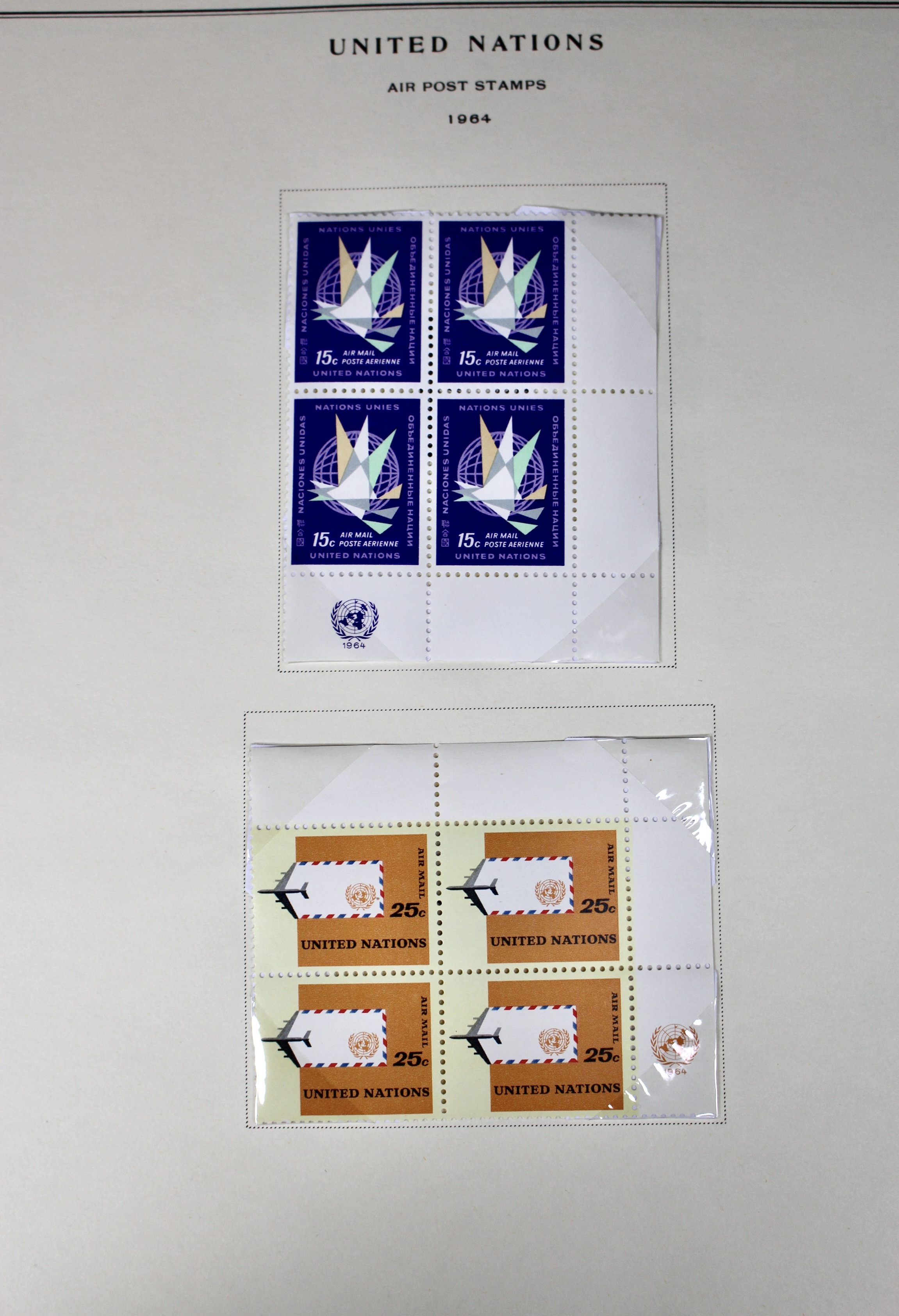 Comprehensive Mint Condition United Nations Postage Stamp Collection