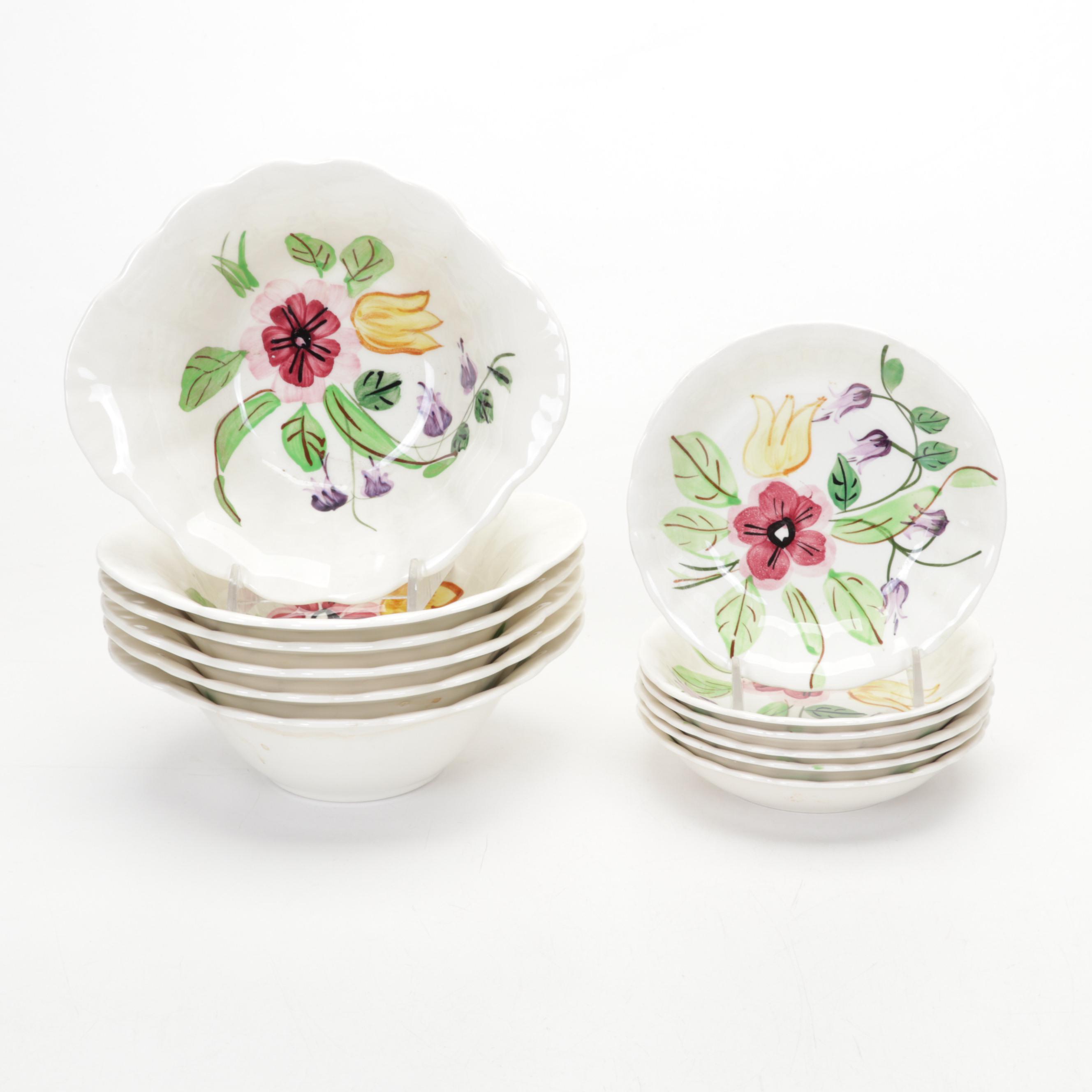 Blue Ridge Southern Pottery "Pandora" Dinnerware, Mid-20th Century