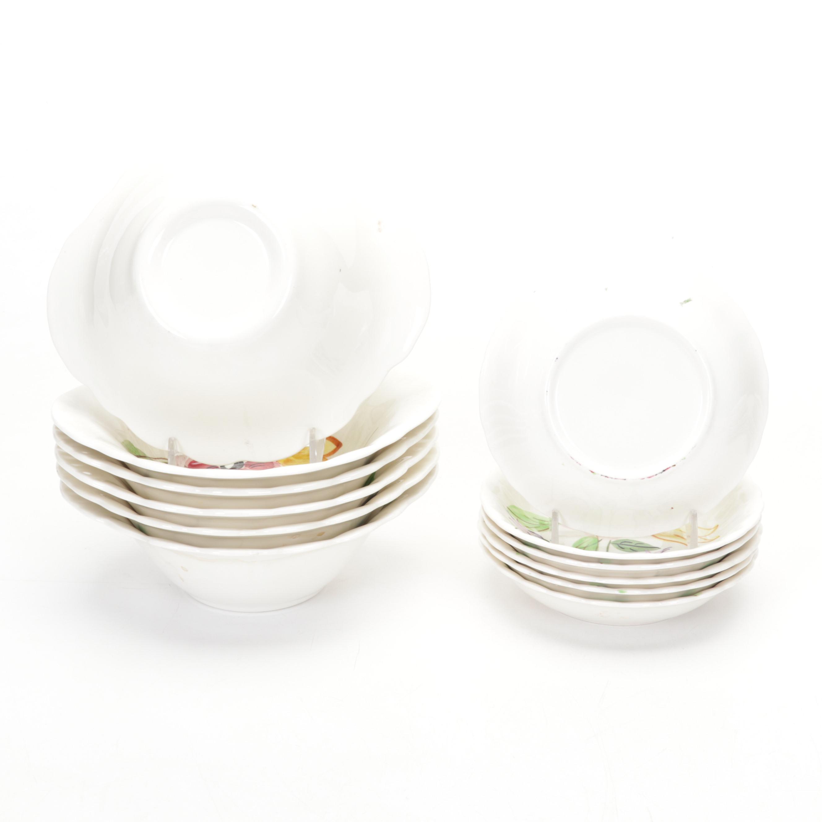 Blue Ridge Southern Pottery "Pandora" Dinnerware, Mid-20th Century