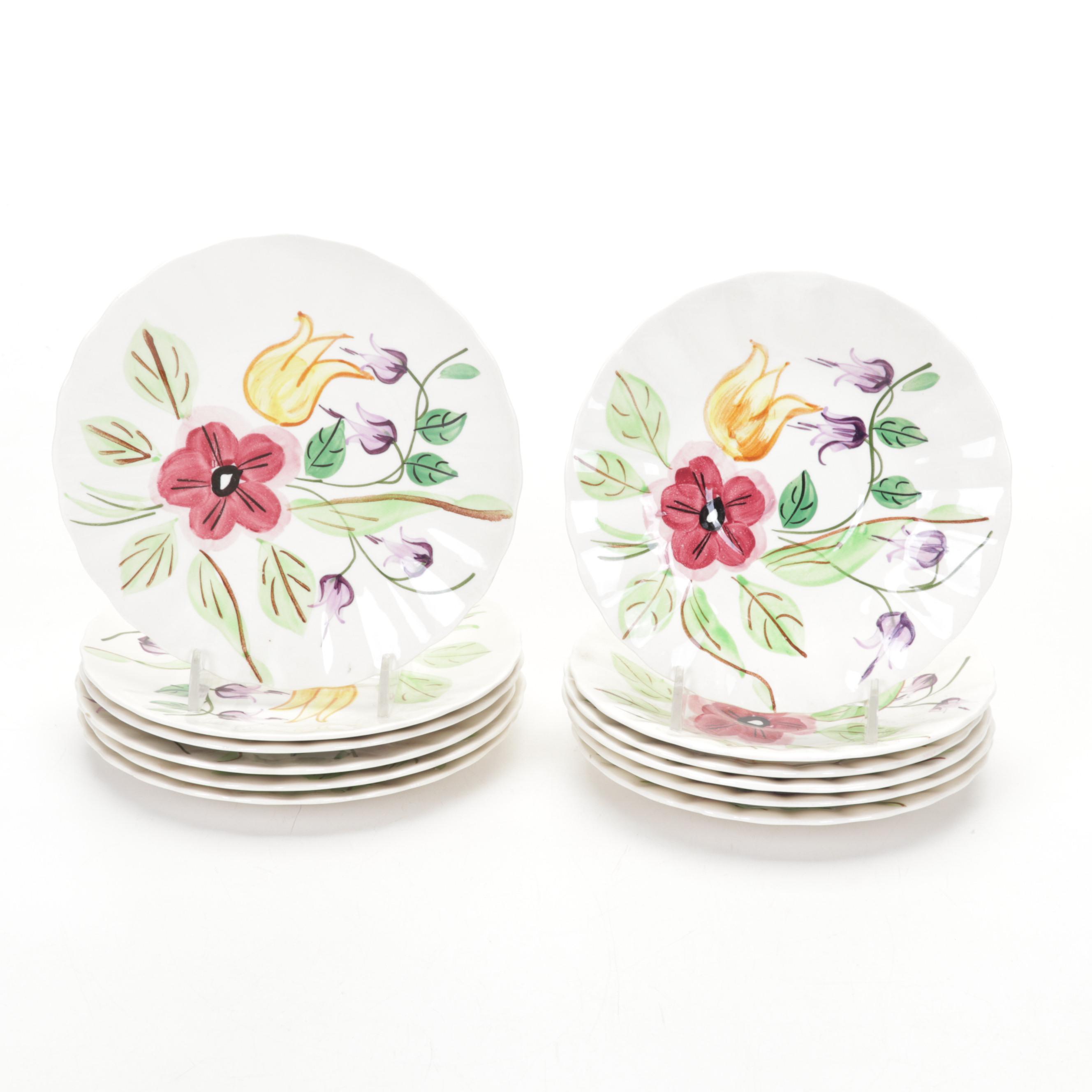 Blue Ridge Southern Pottery "Pandora" Dinnerware, Mid-20th Century