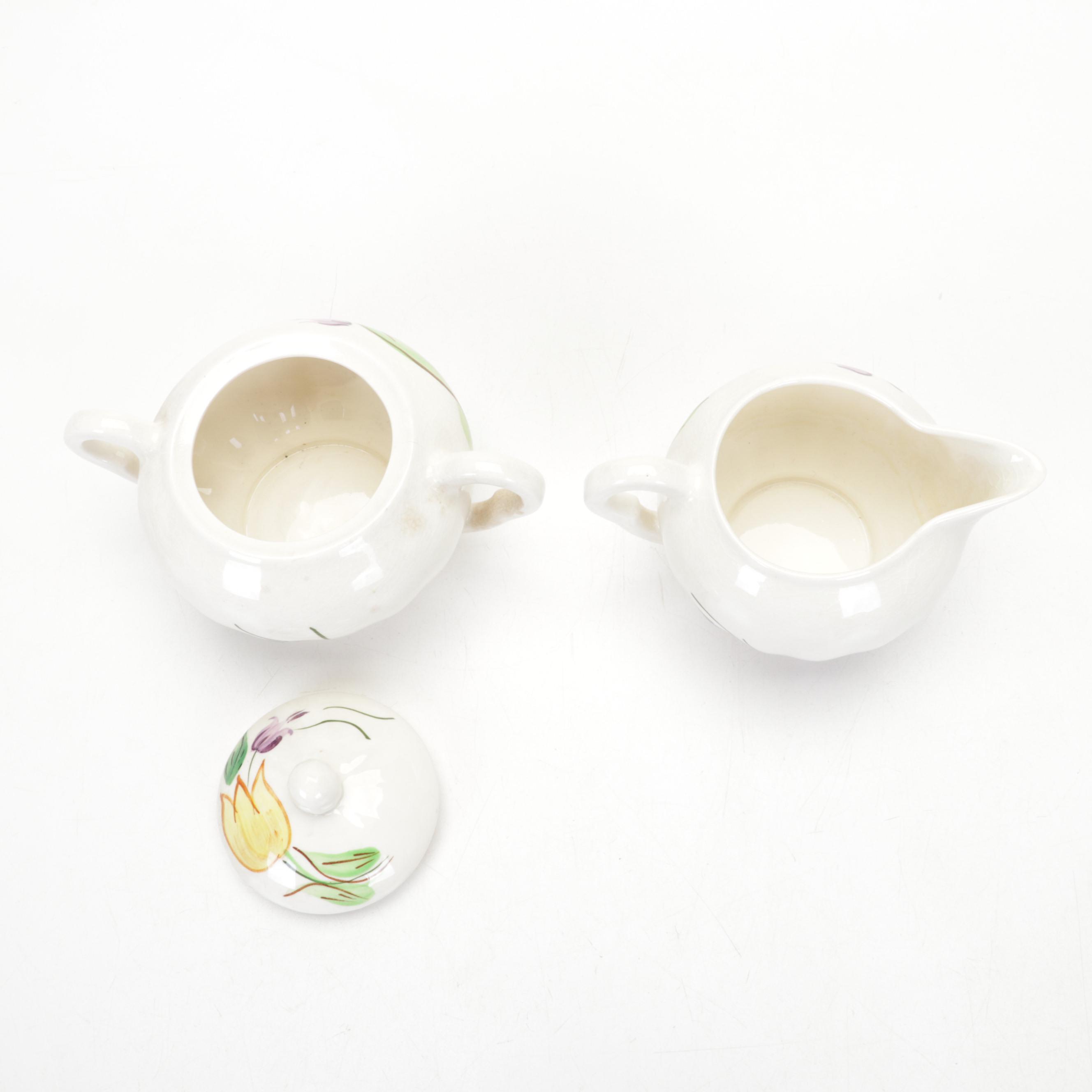 Blue Ridge Southern Pottery "Pandora" Dinnerware, Mid-20th Century