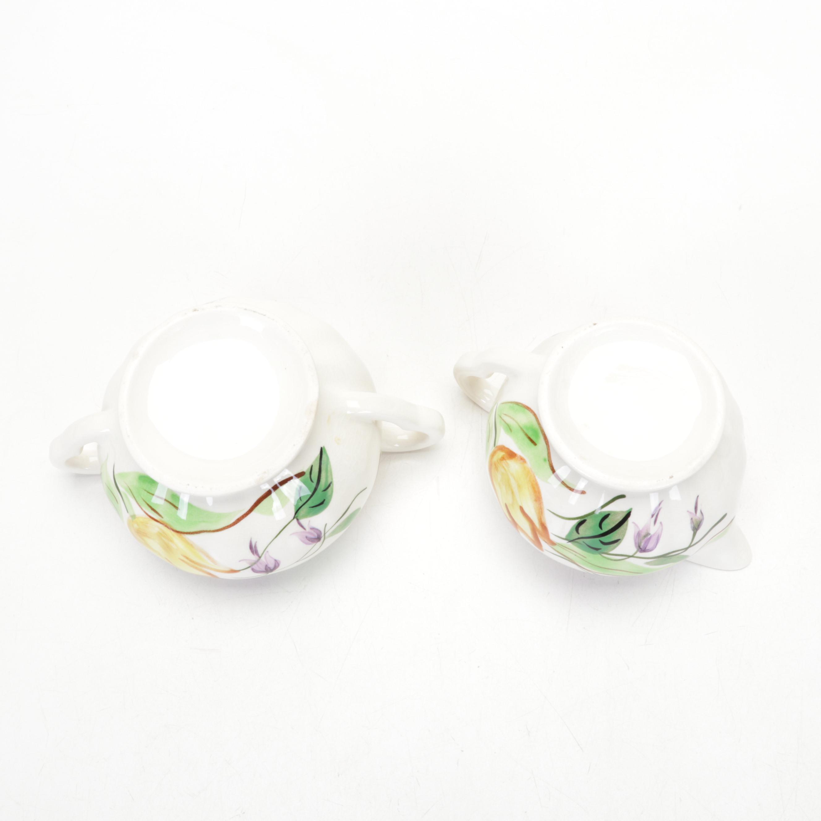 Blue Ridge Southern Pottery "Pandora" Dinnerware, Mid-20th Century