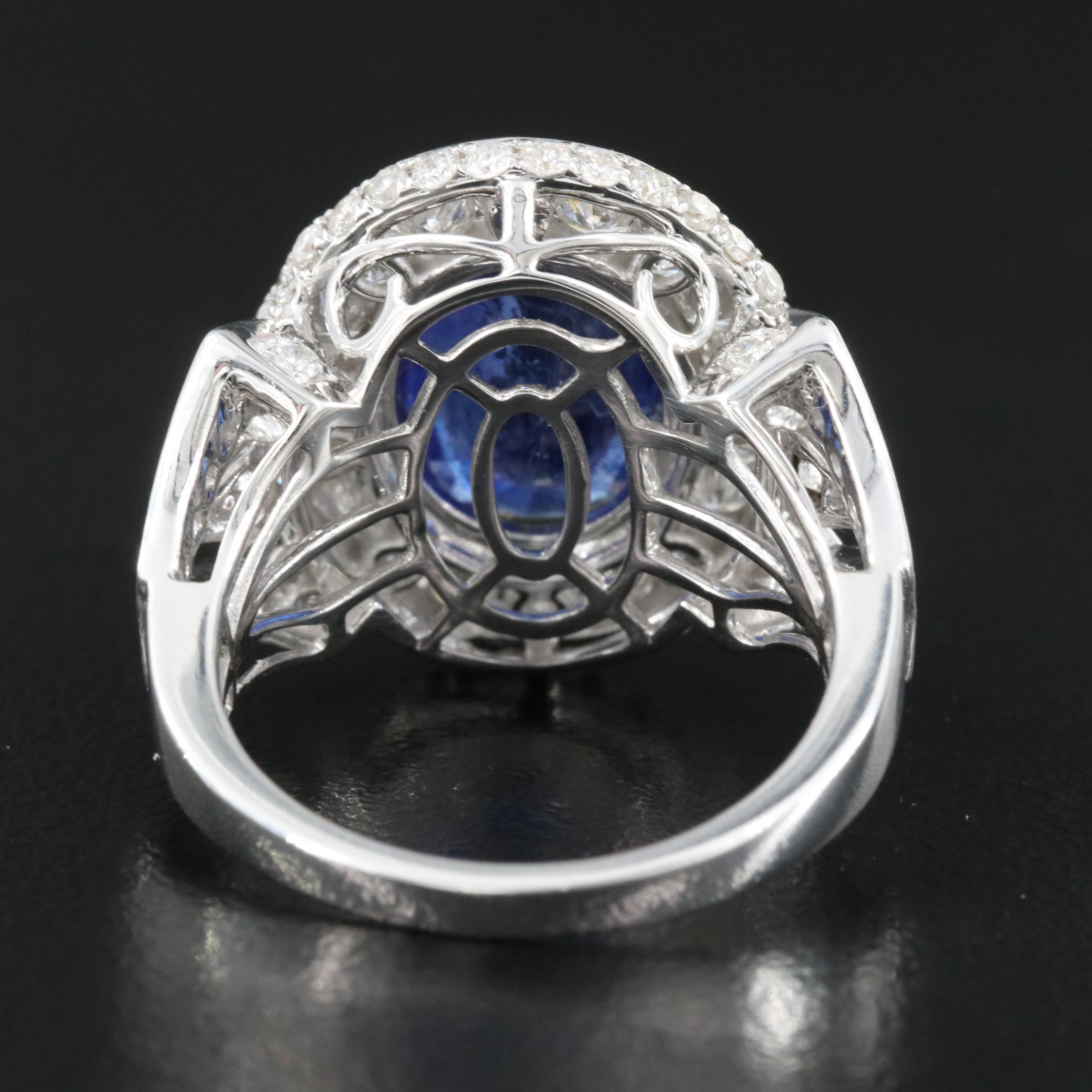 14K Corundum and 2.01 CTW Diamond Ring