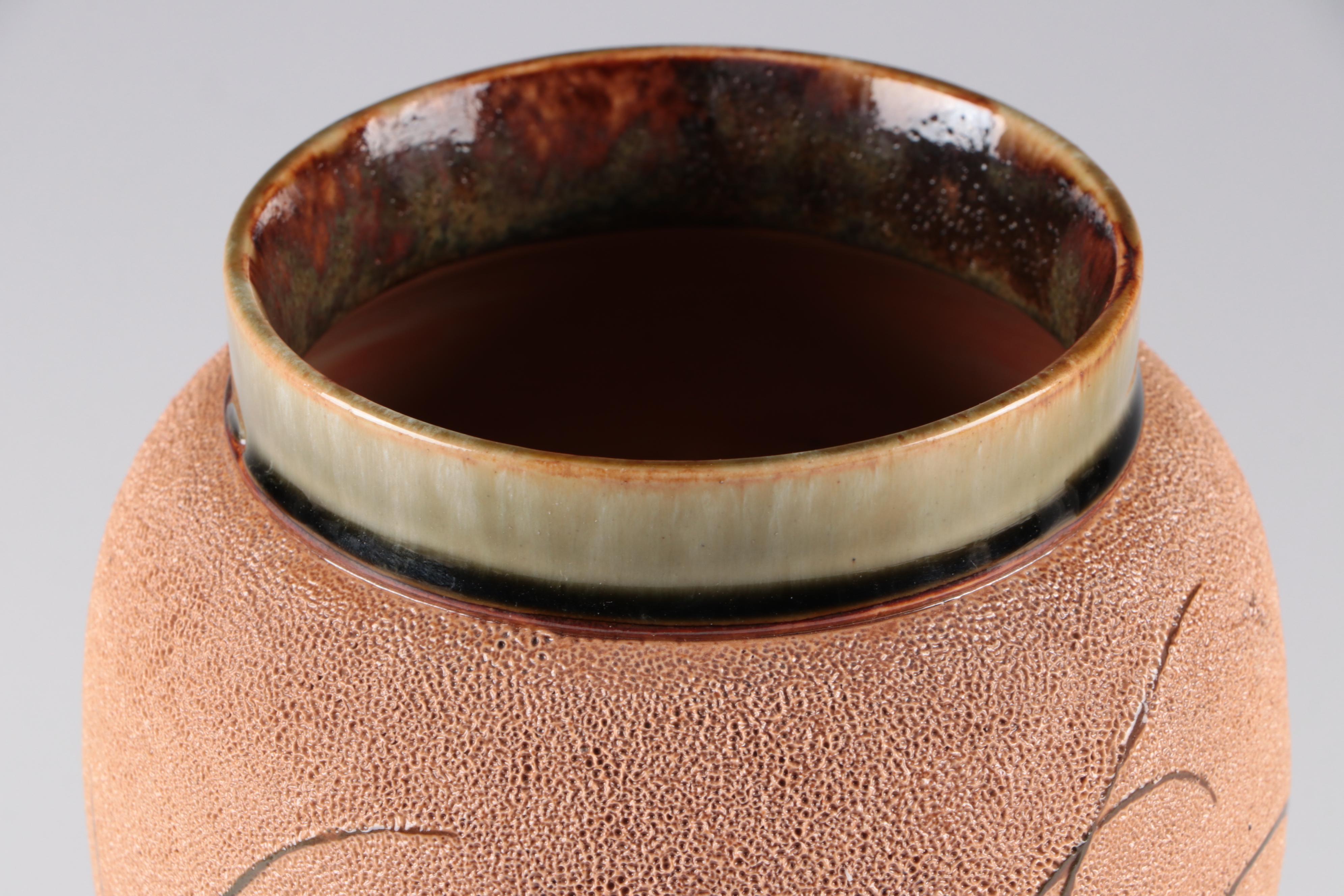 Florence Barlow Royal Doulton Aesthetic Movement Stoneware Vase