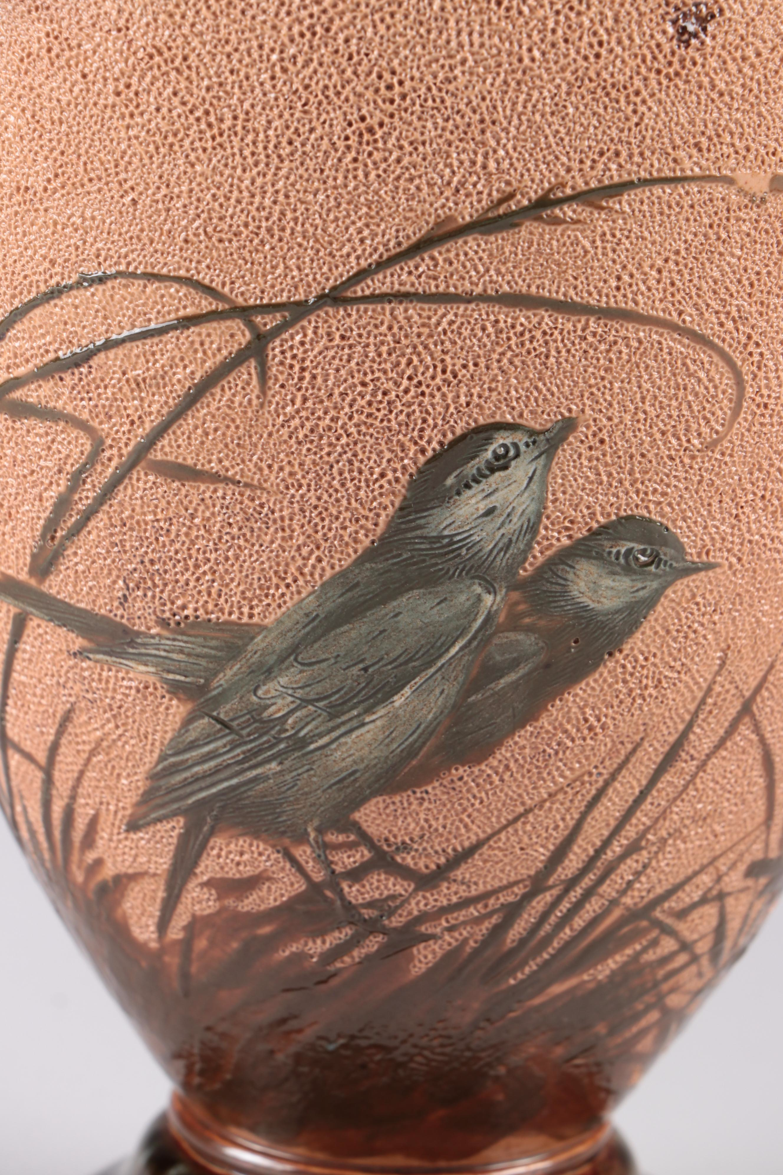 Florence Barlow Royal Doulton Aesthetic Movement Stoneware Vase