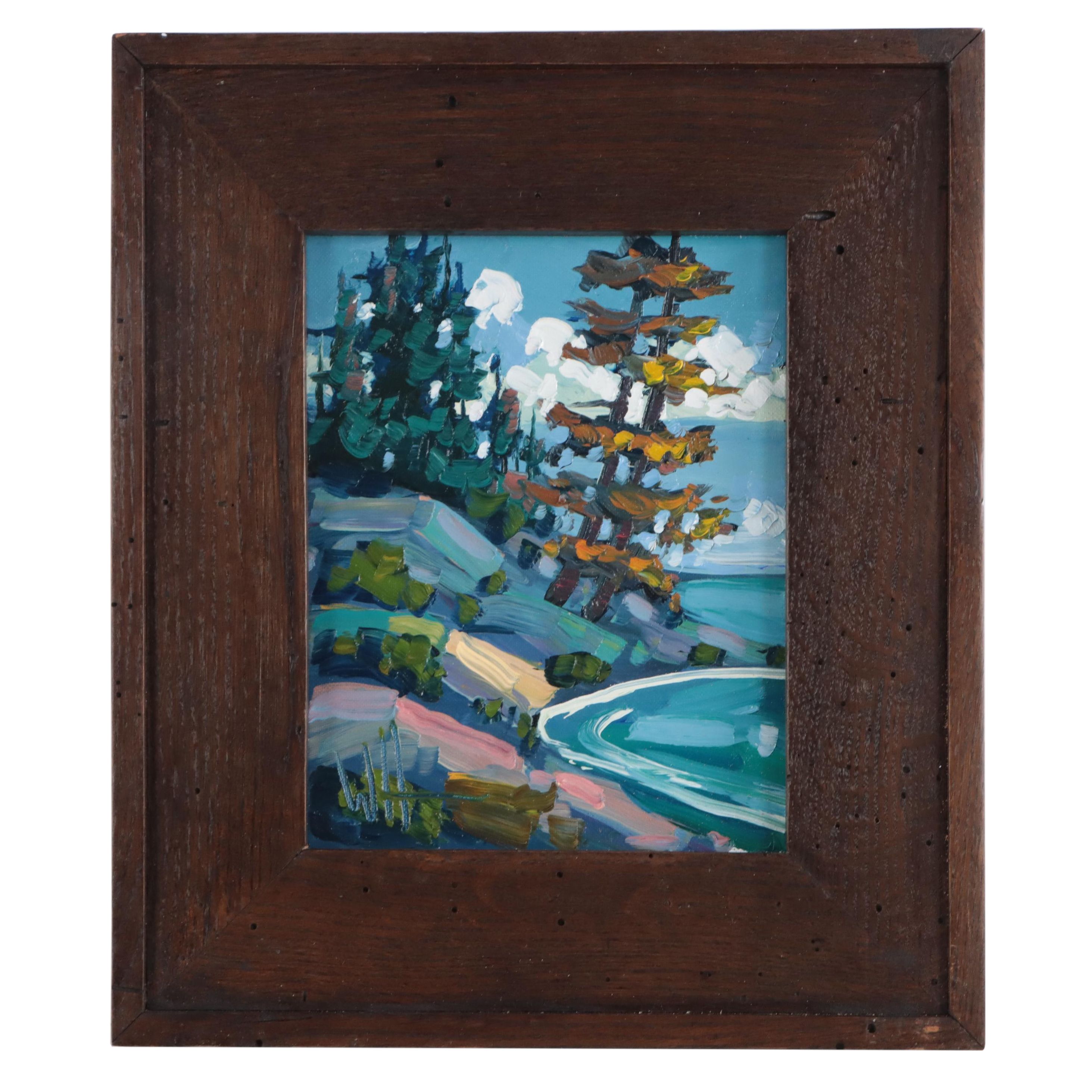 William Hawkins Landscape Oil Painting, 2023