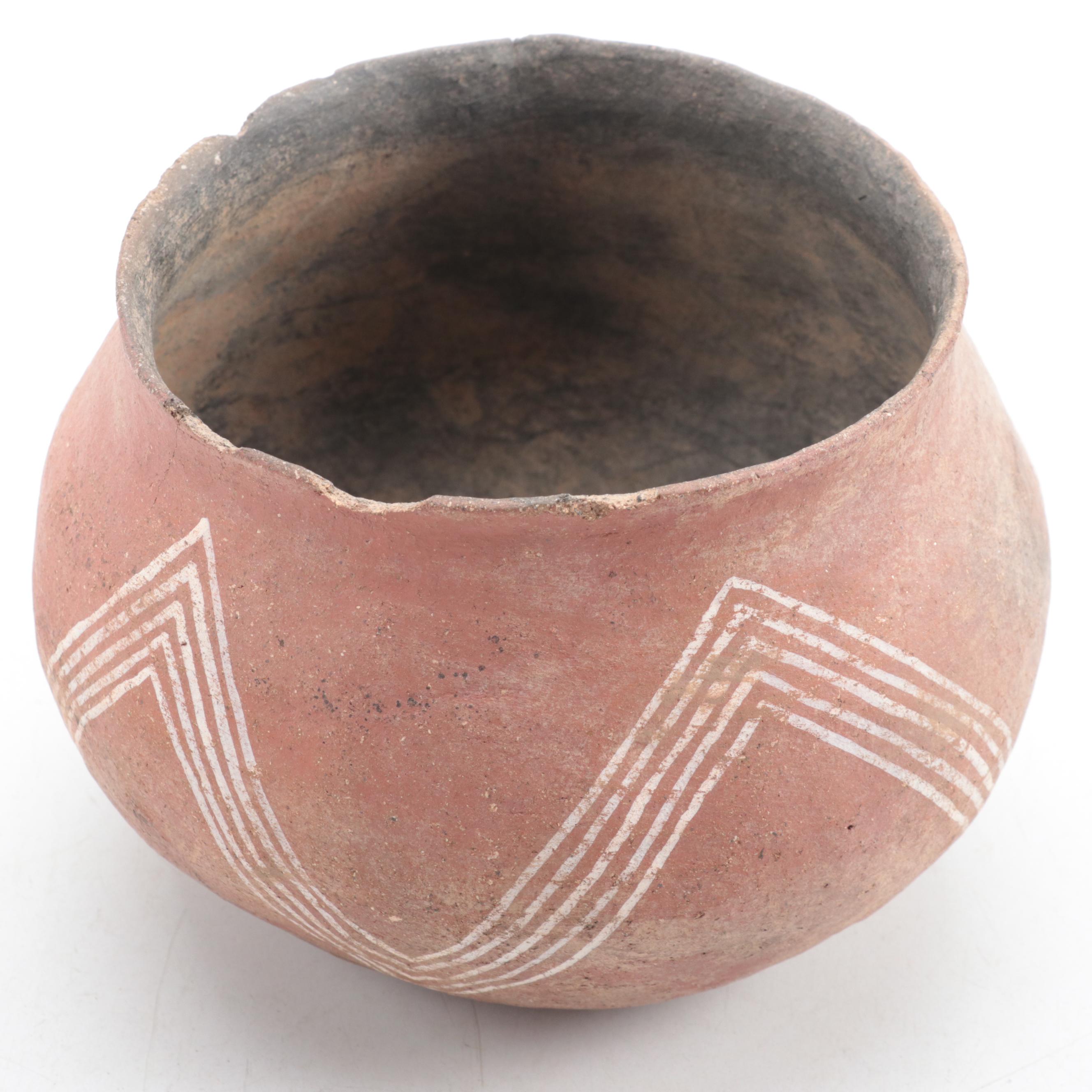 Salado White on Red Jar, Circa 1250 C. E.