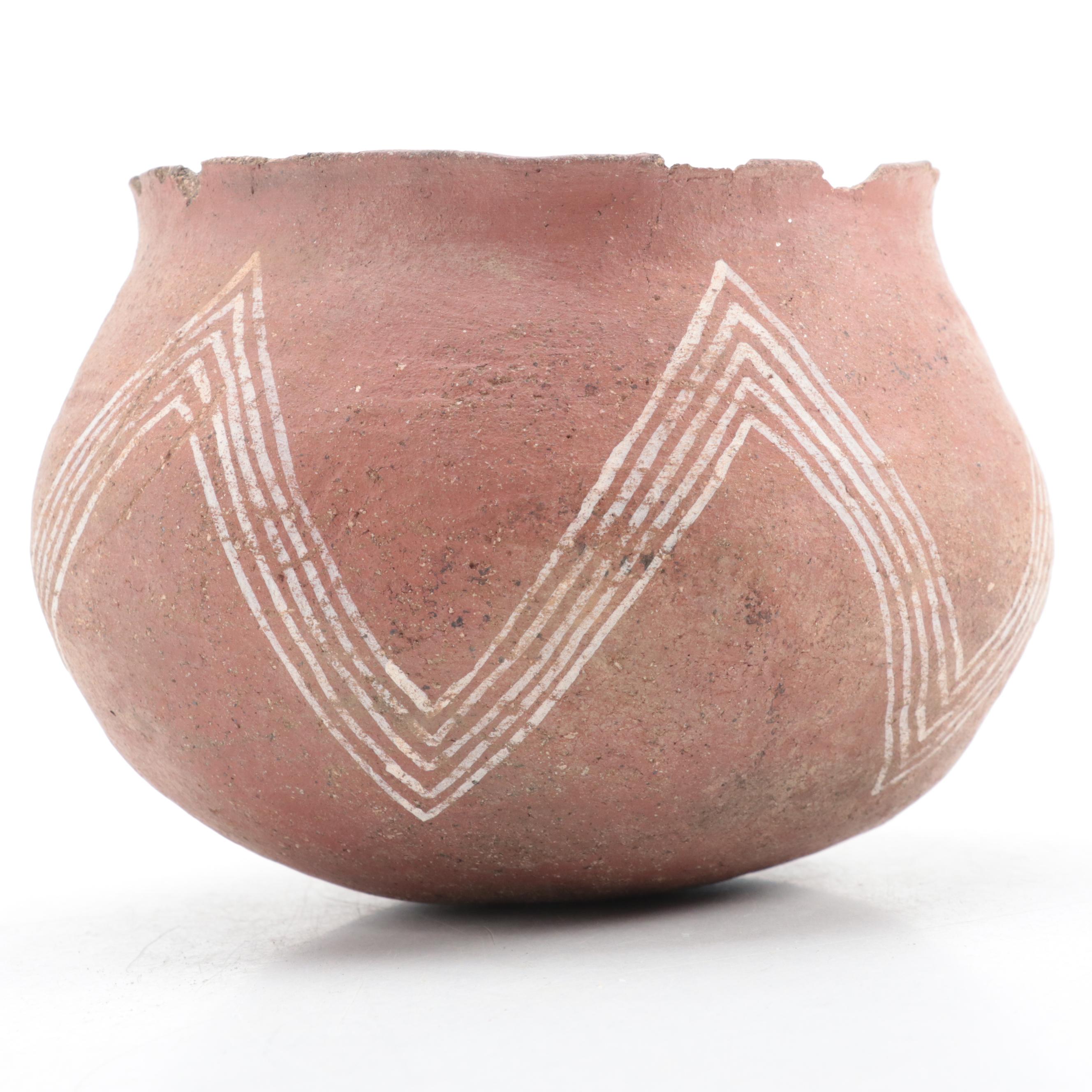 Salado White on Red Jar, Circa 1250 C. E.