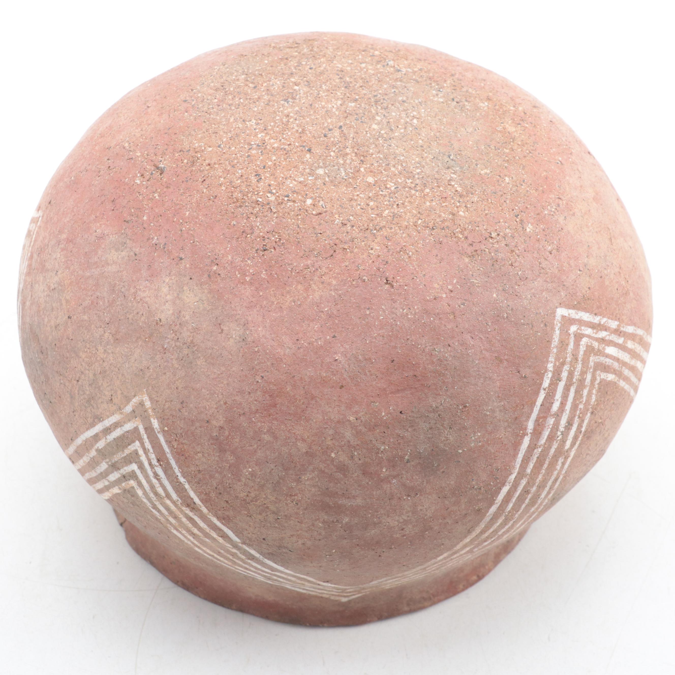 Salado White on Red Jar, Circa 1250 C. E.