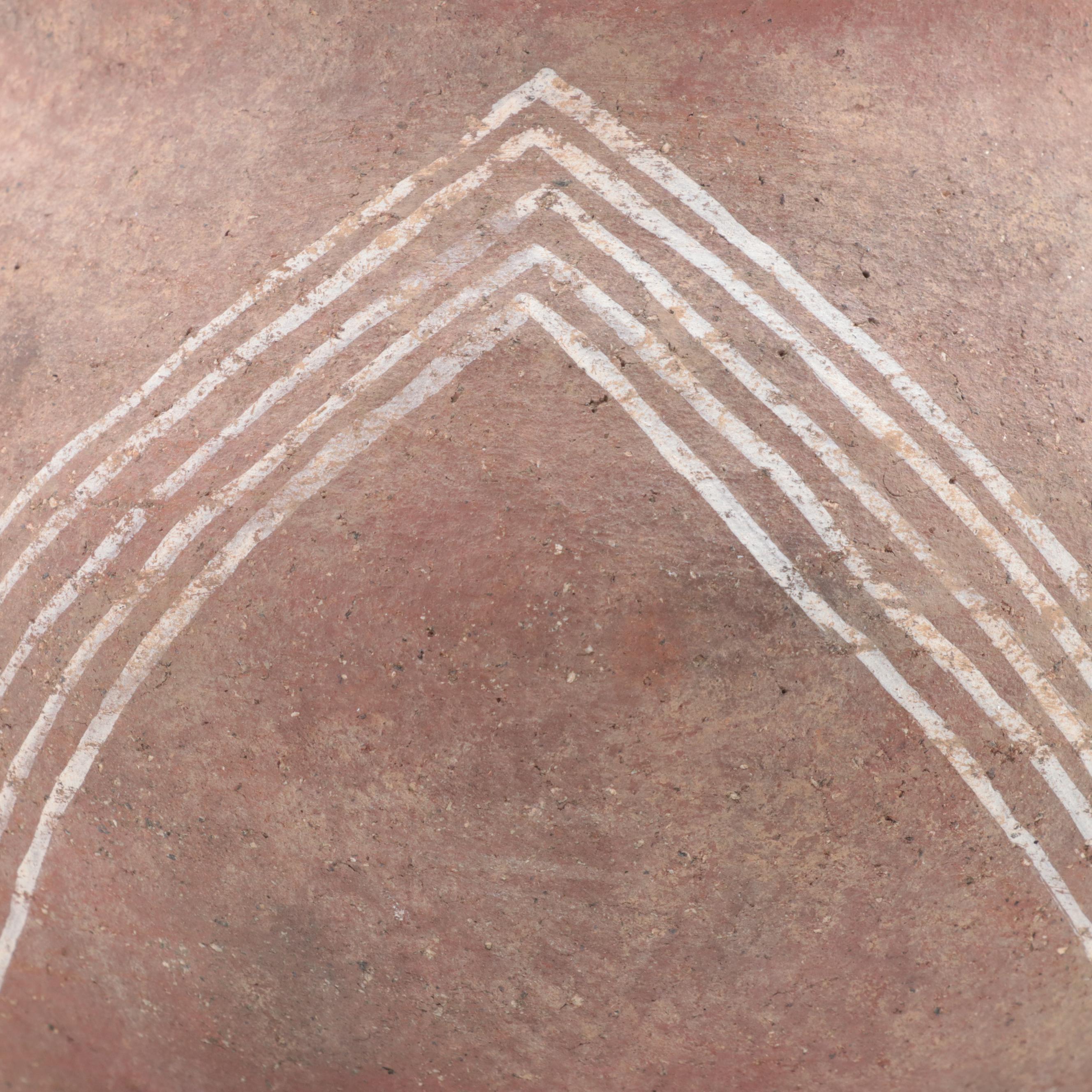 Salado White on Red Jar, Circa 1250 C. E.