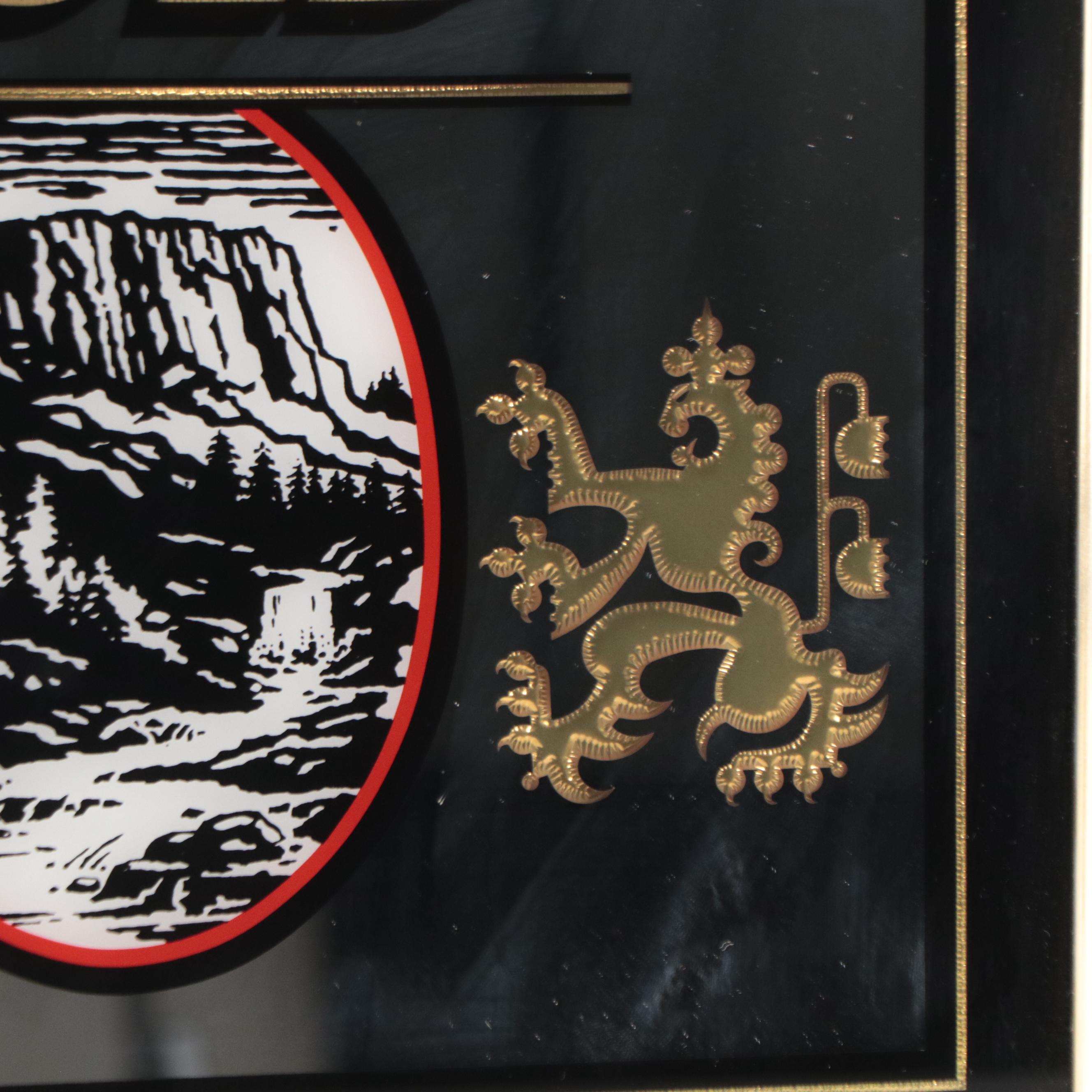 Coors Extra Gold Mirror Advertisement