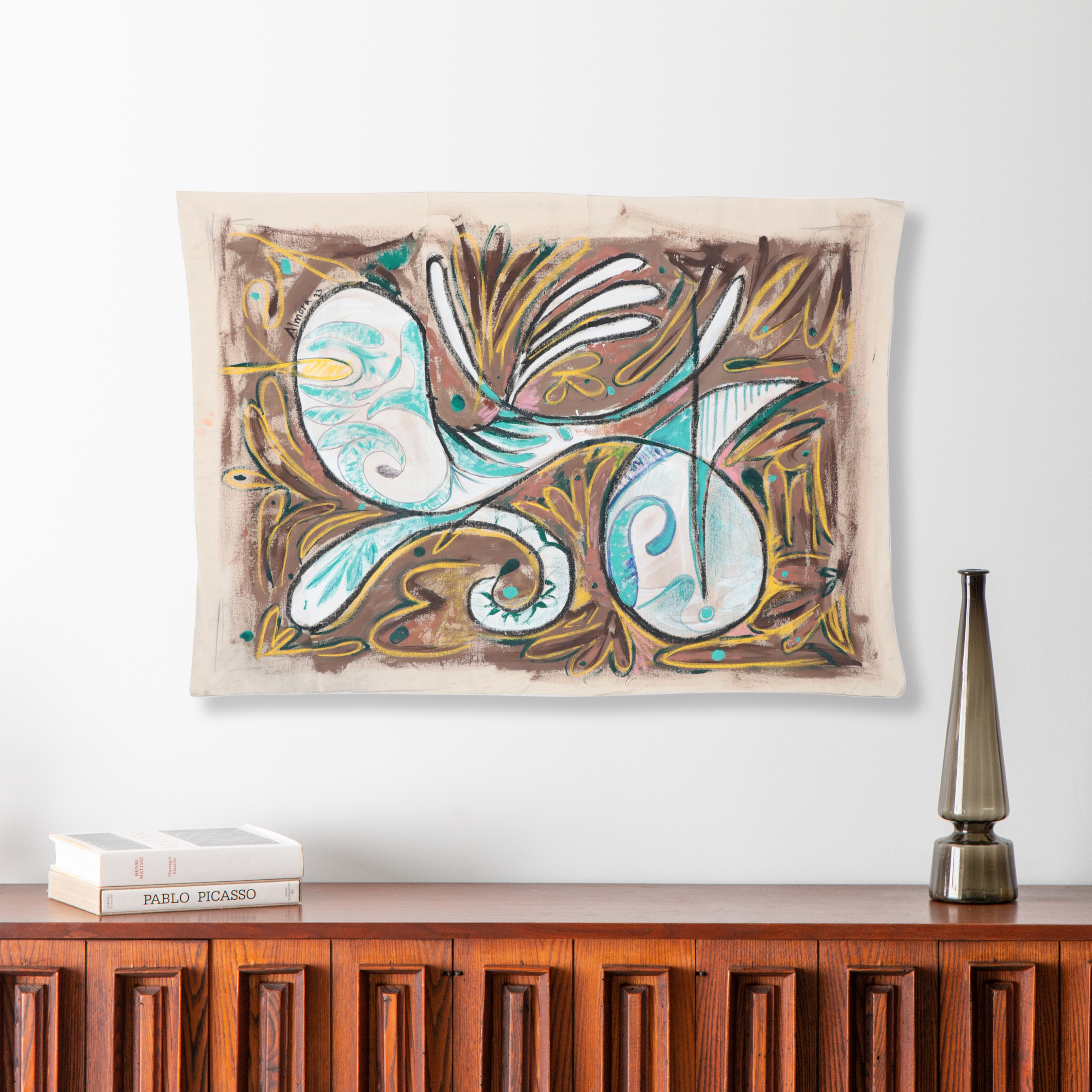 Osmel Almora Miró Non-objective Oil Painting, 2023