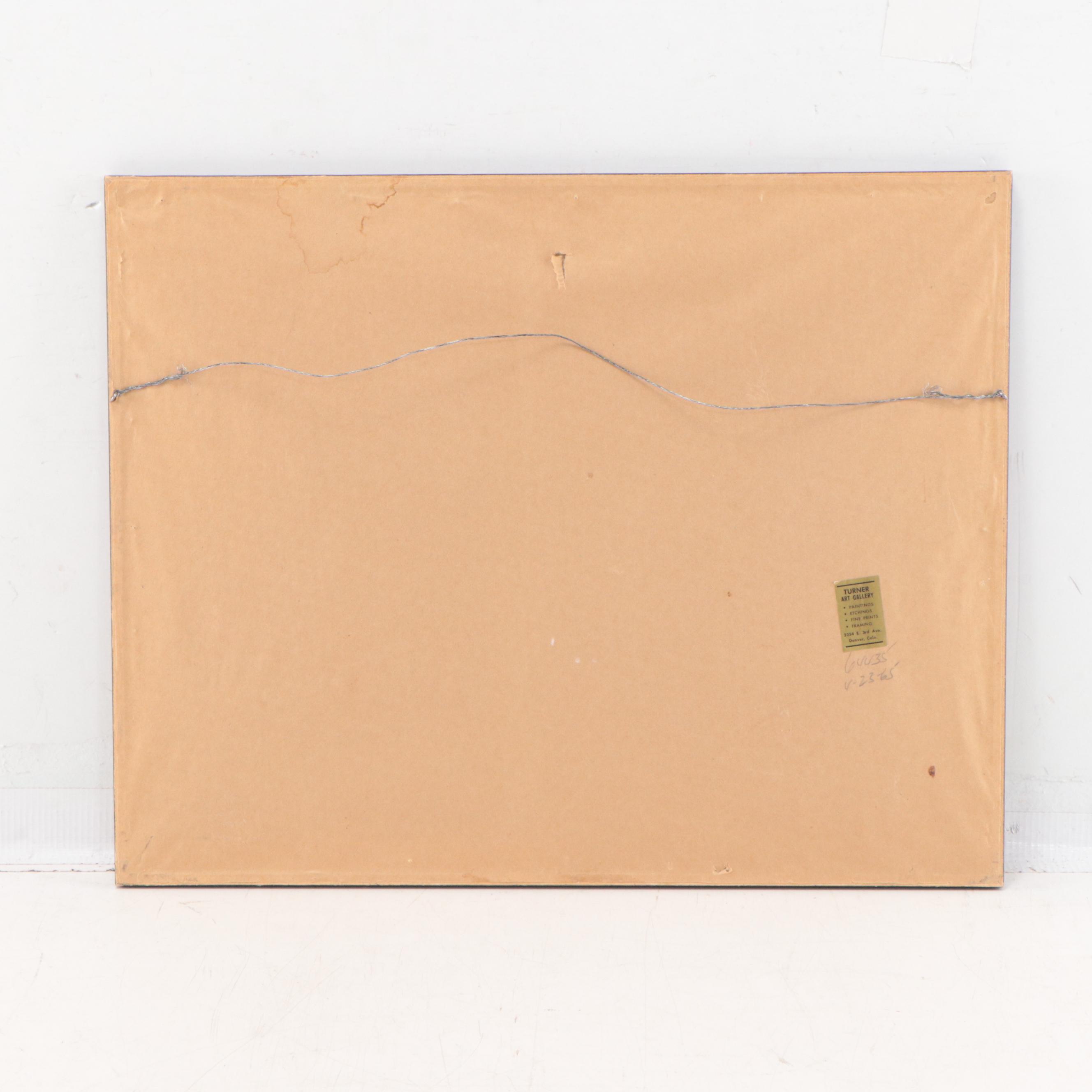 Engraving Map "Anglia, Scotia, Hibernia," 1699