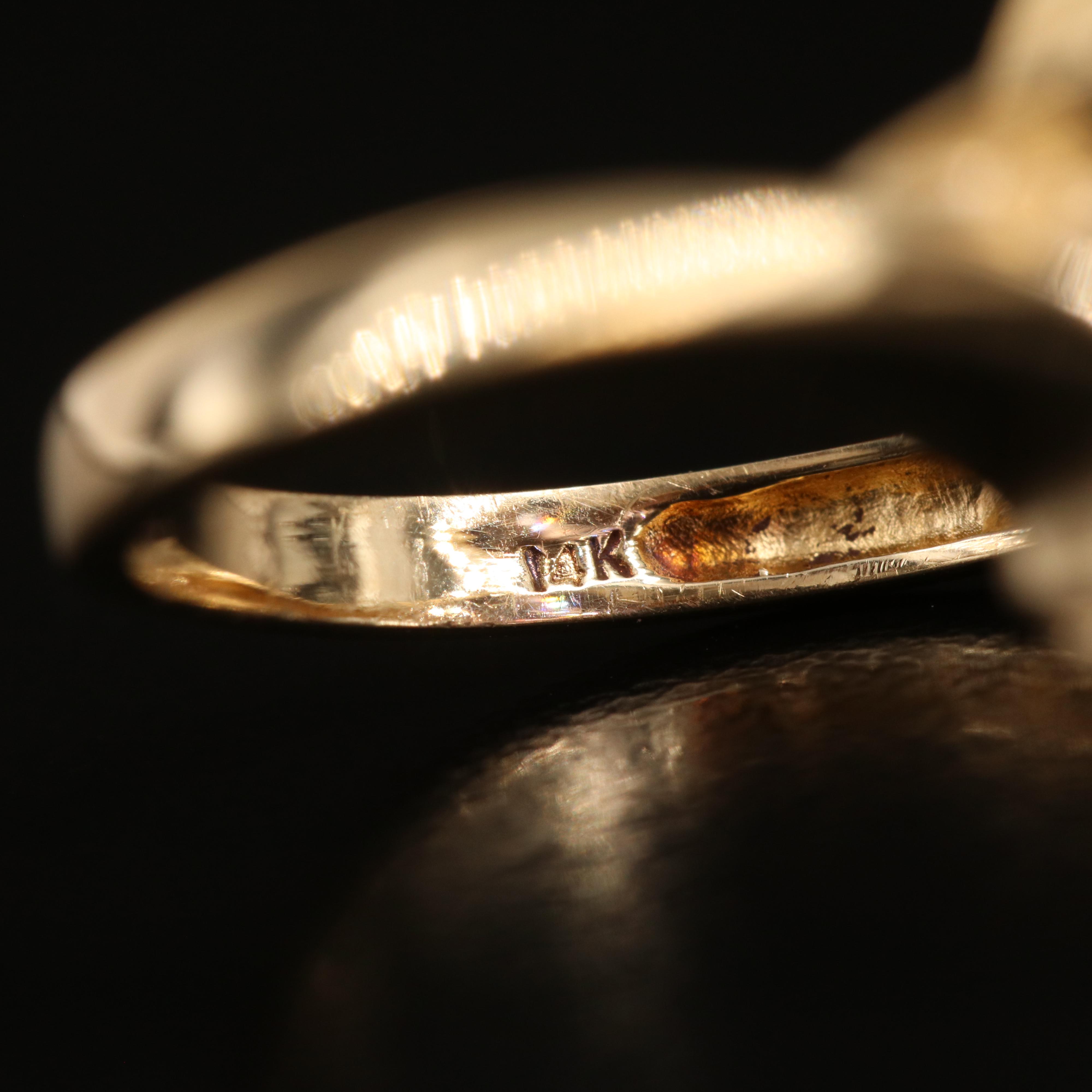 14K 10.57 CT Amethyst and Diamond Ring