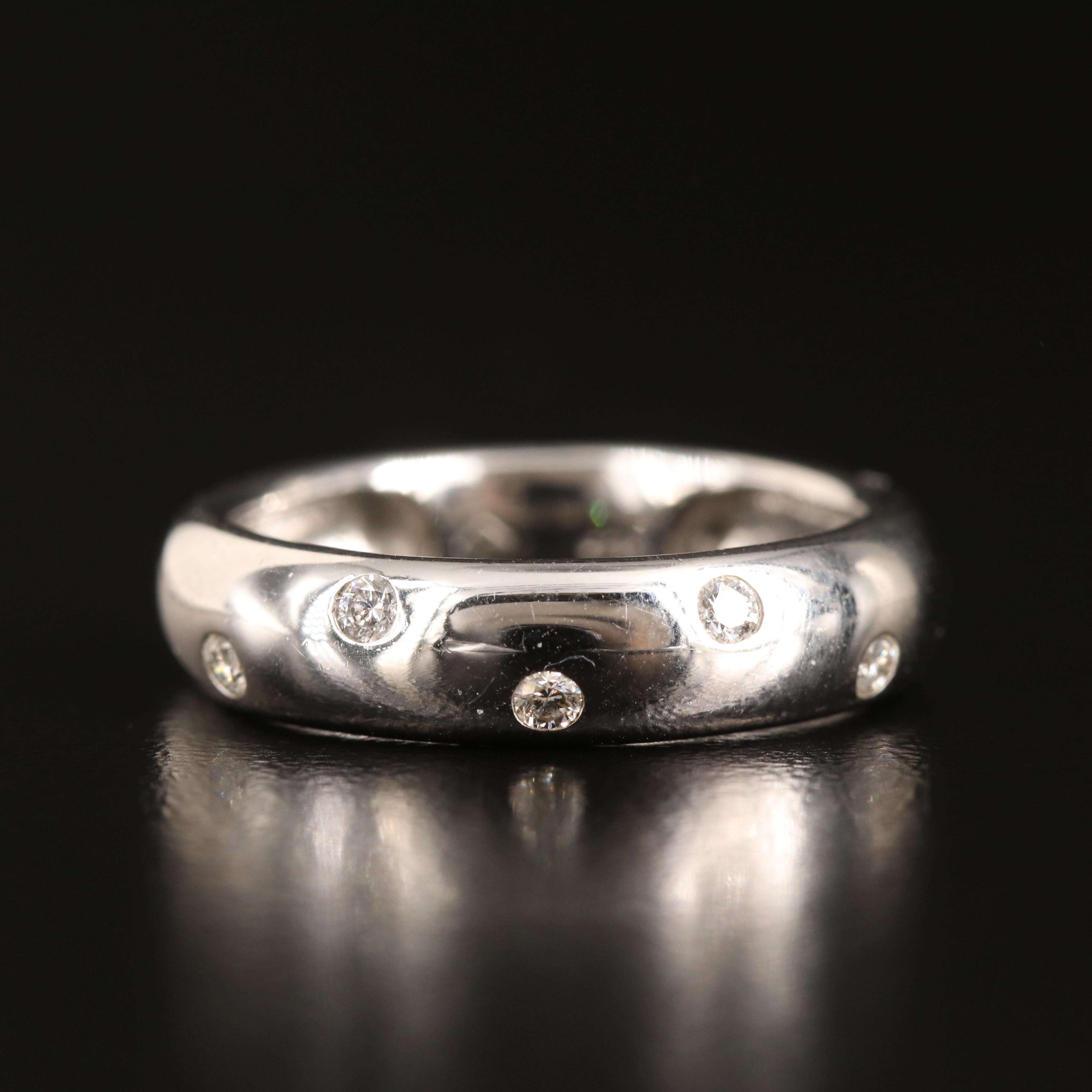 14K 0.09 CTW Diamond Band