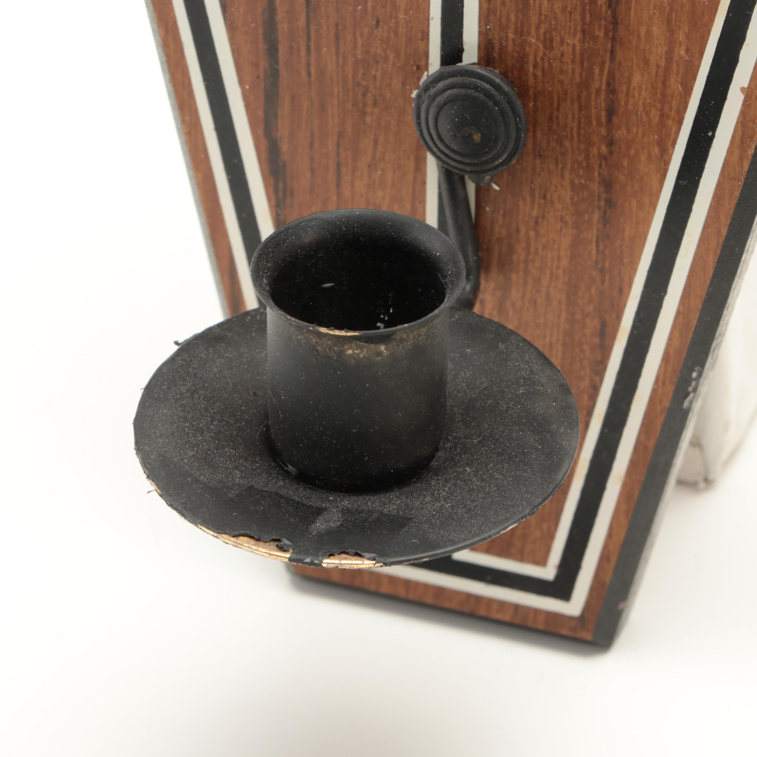 Mid-Century Style Candle Sconces