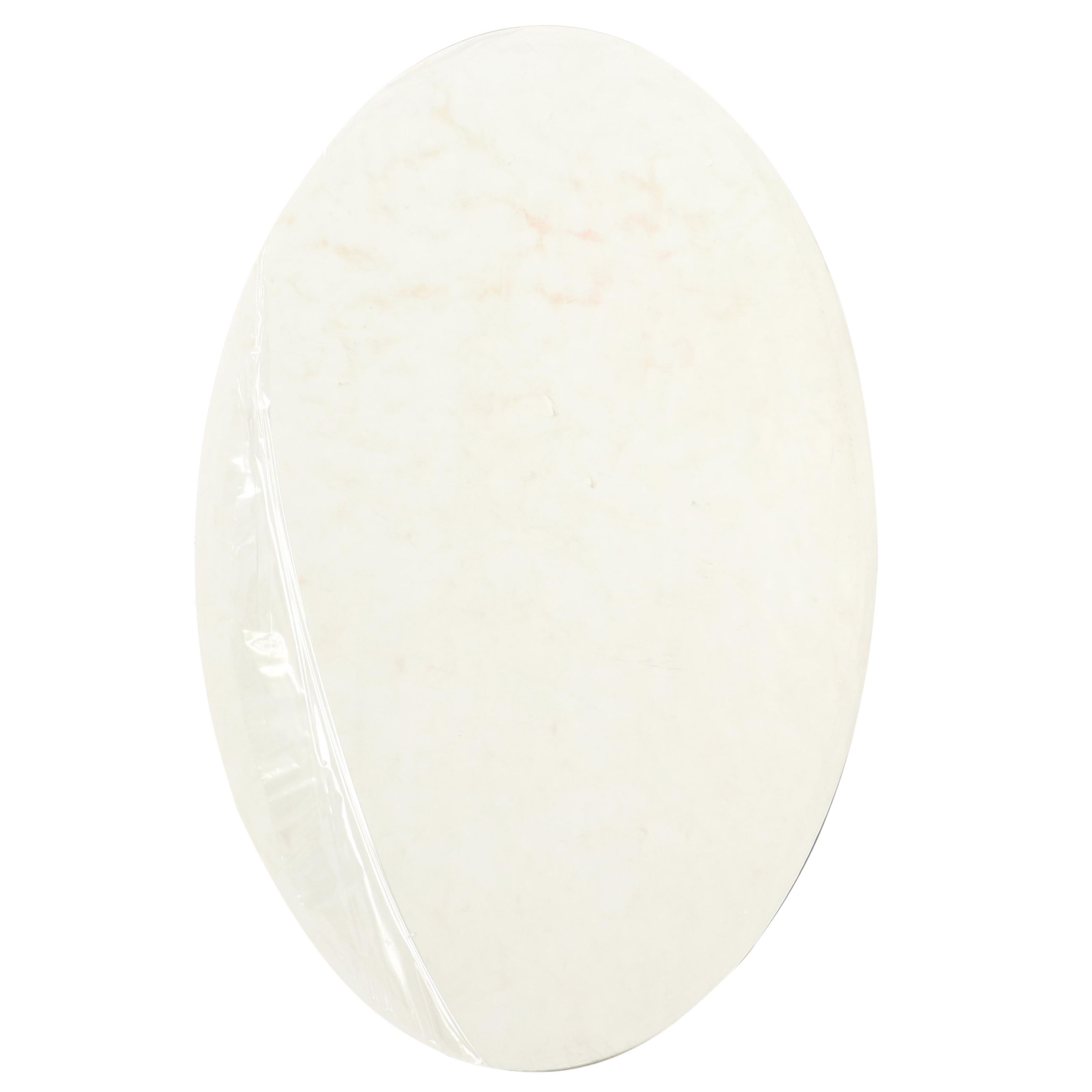 Oval Beveled Mirrored Surface Mount Medicine Cabinet