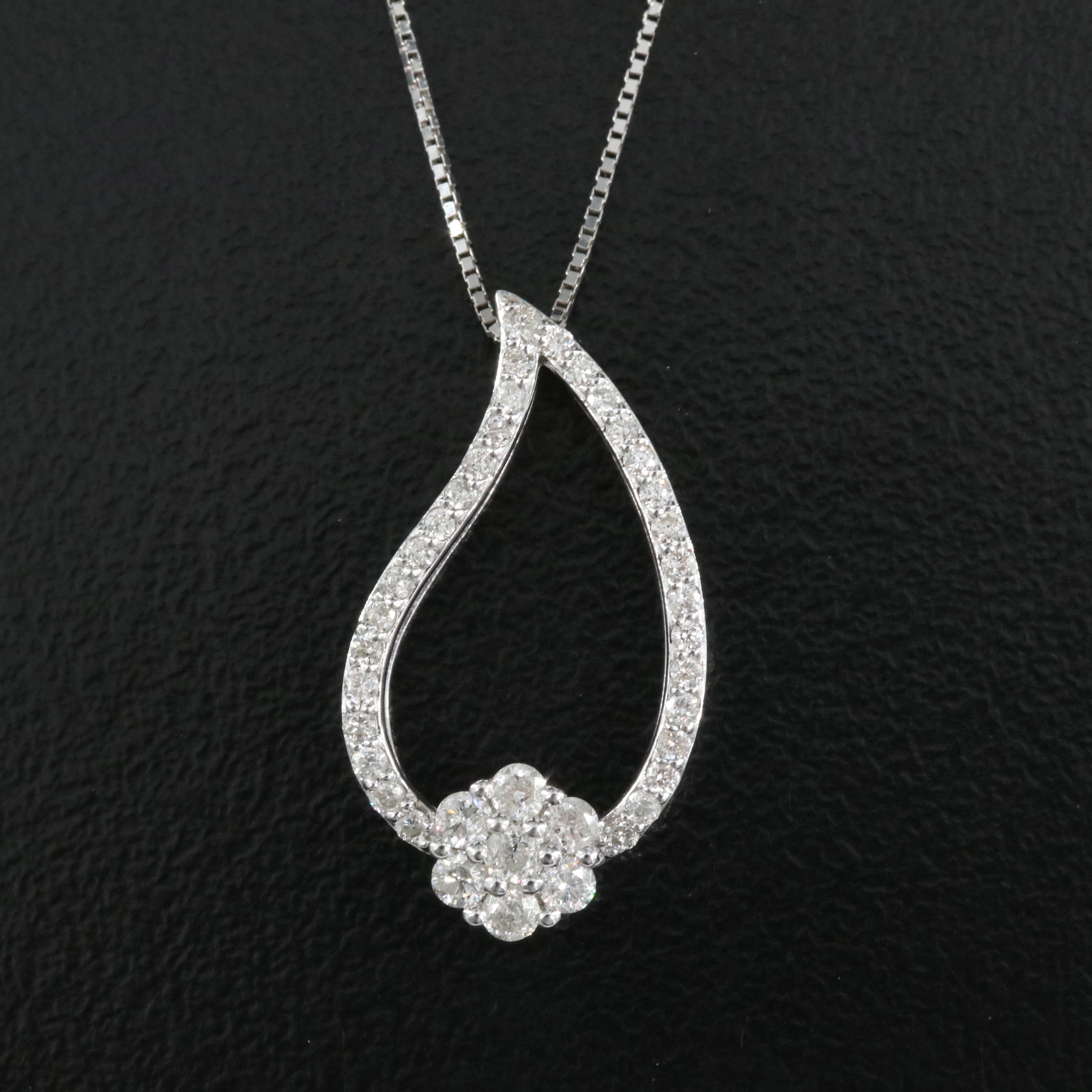 14K 0.39 CTW Diamond Pendant Necklace