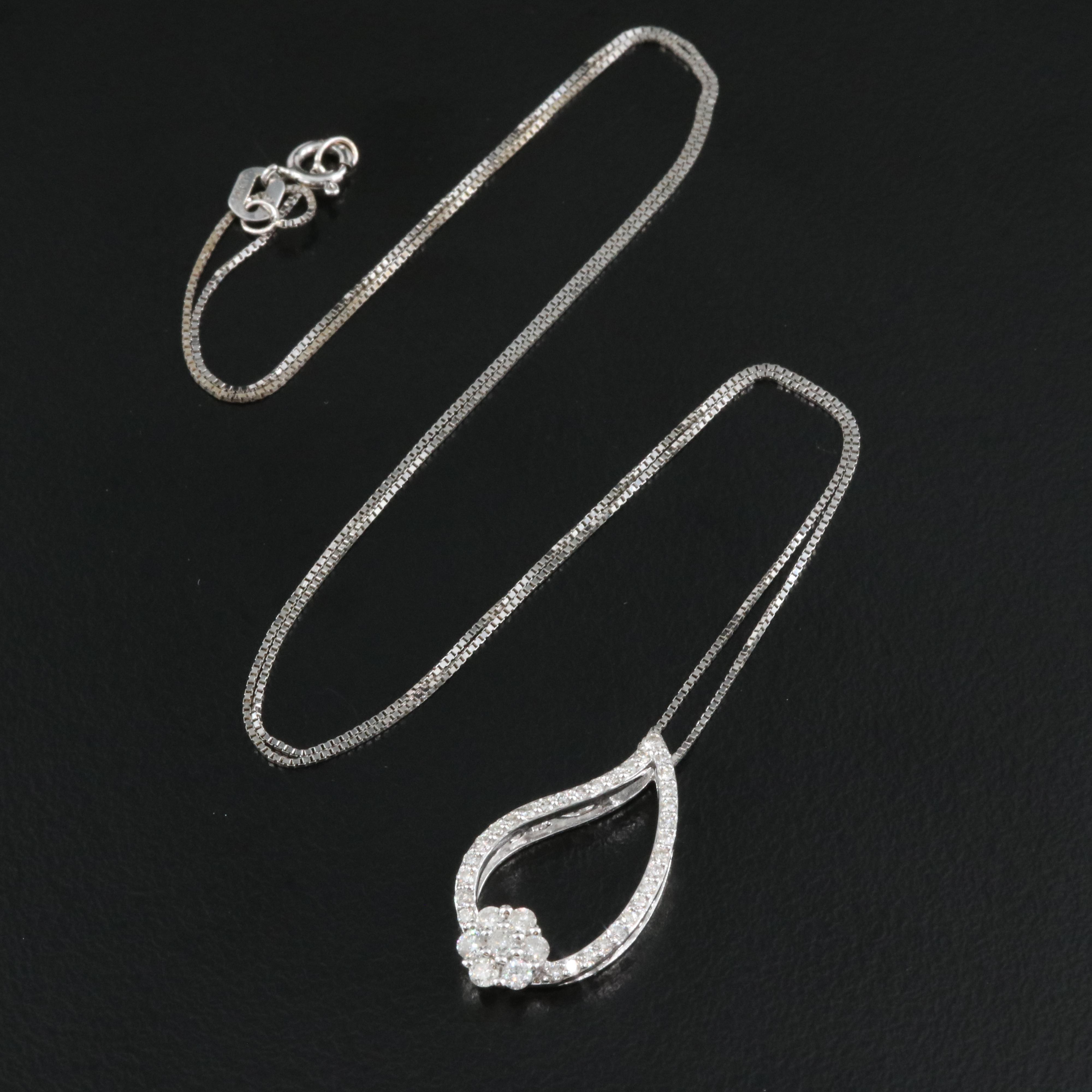 14K 0.39 CTW Diamond Pendant Necklace