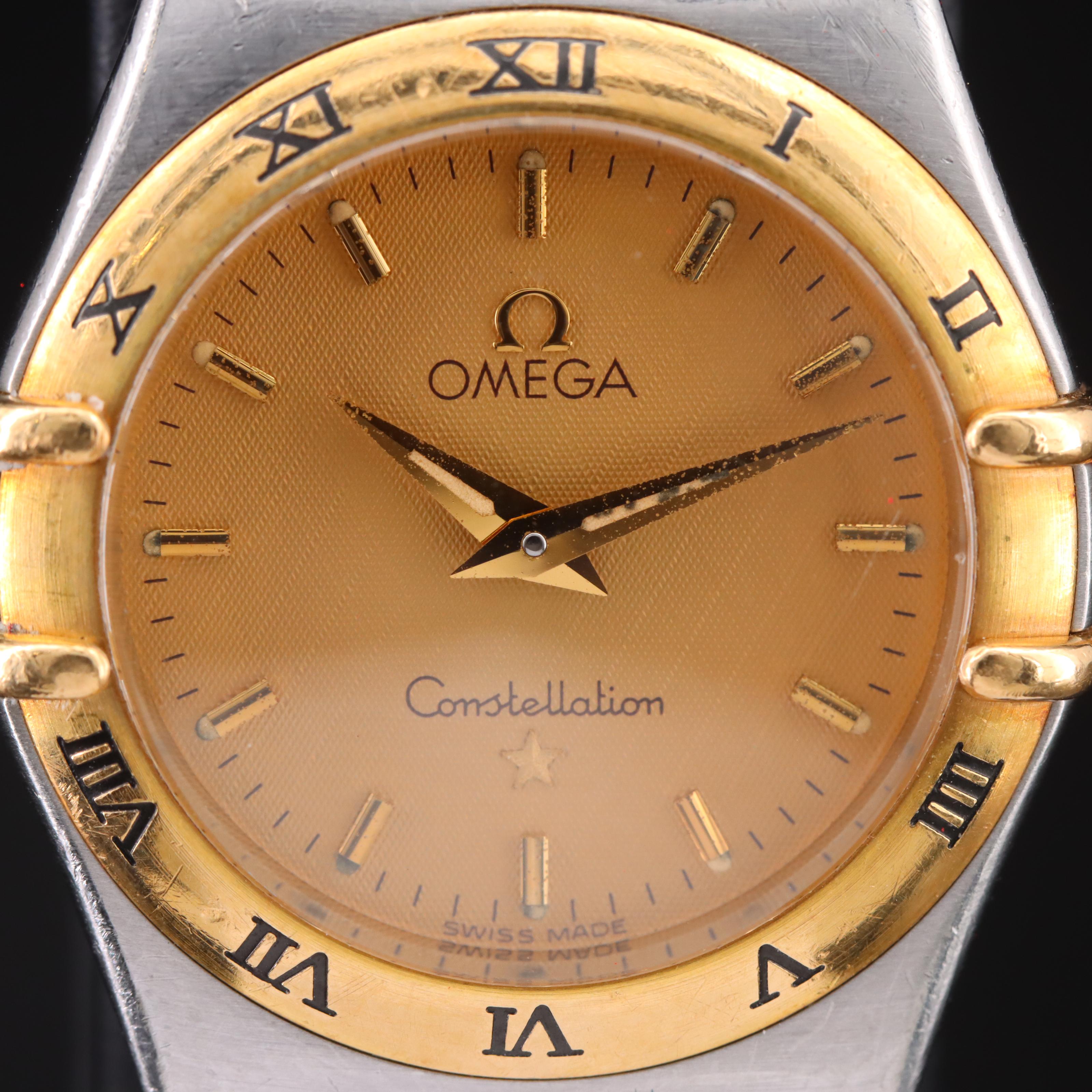 1993 18K and Stainless Steel Omega Constellation Watch