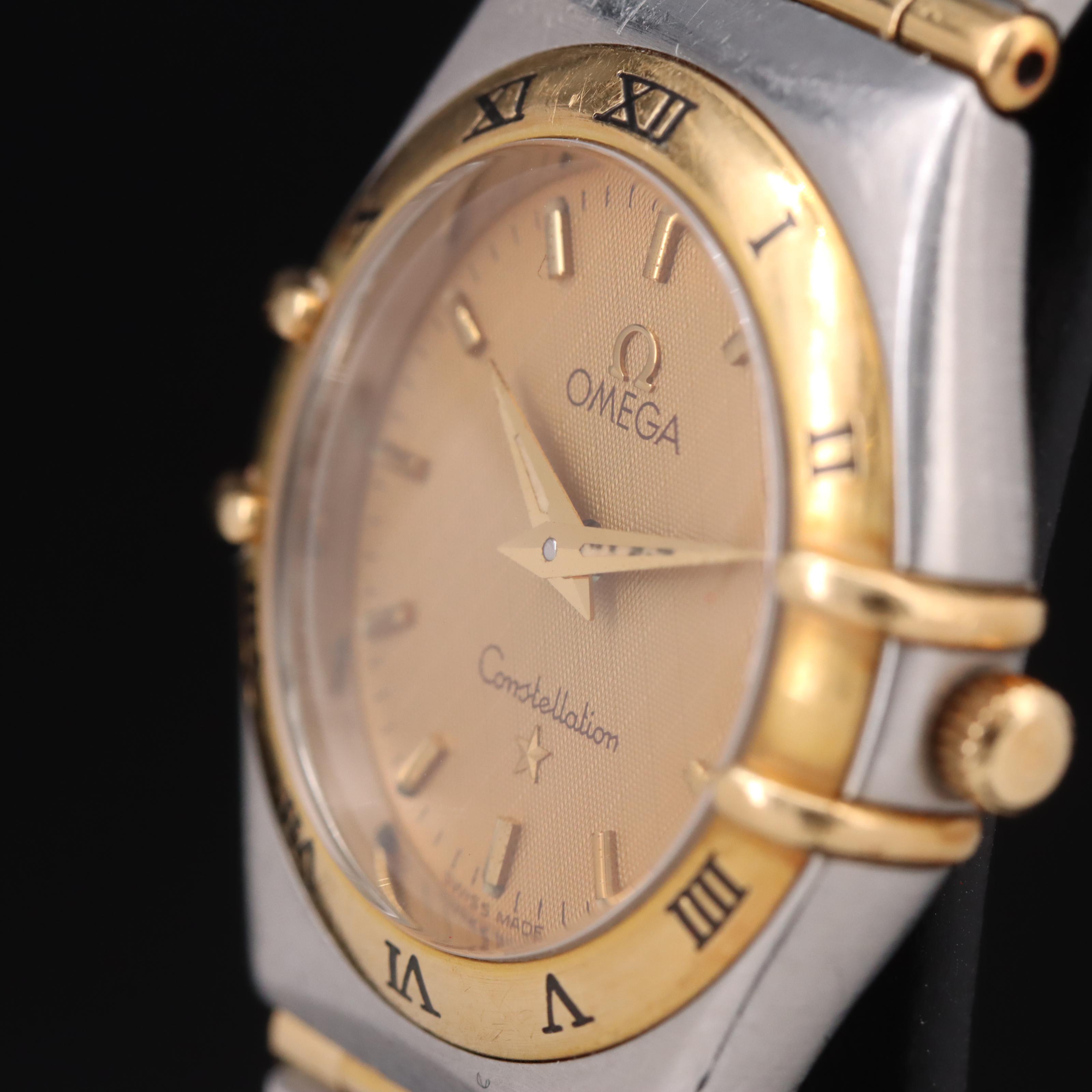 1993 18K and Stainless Steel Omega Constellation Watch