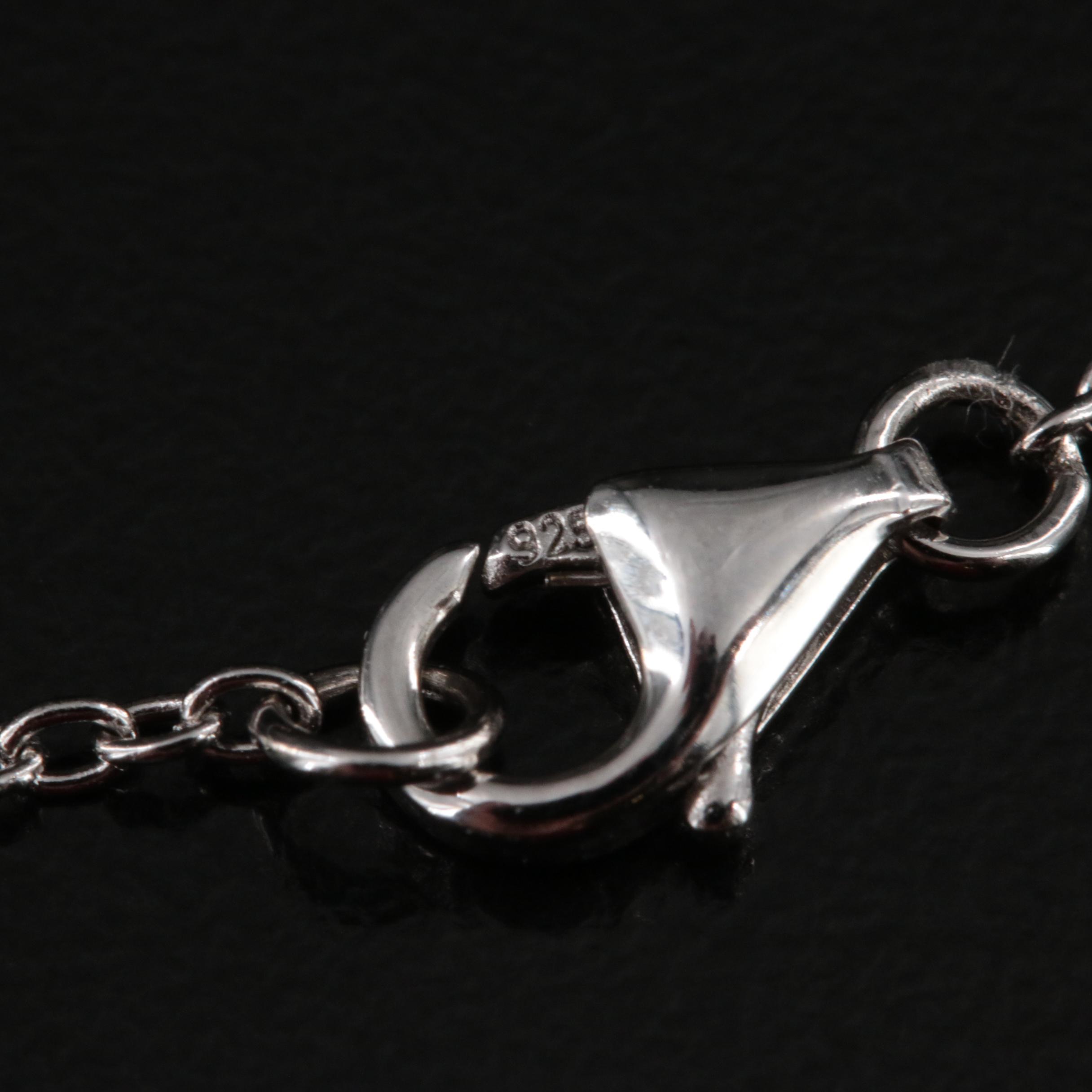 Sterling Pearl and London Blue Topaz Negligee Necklace