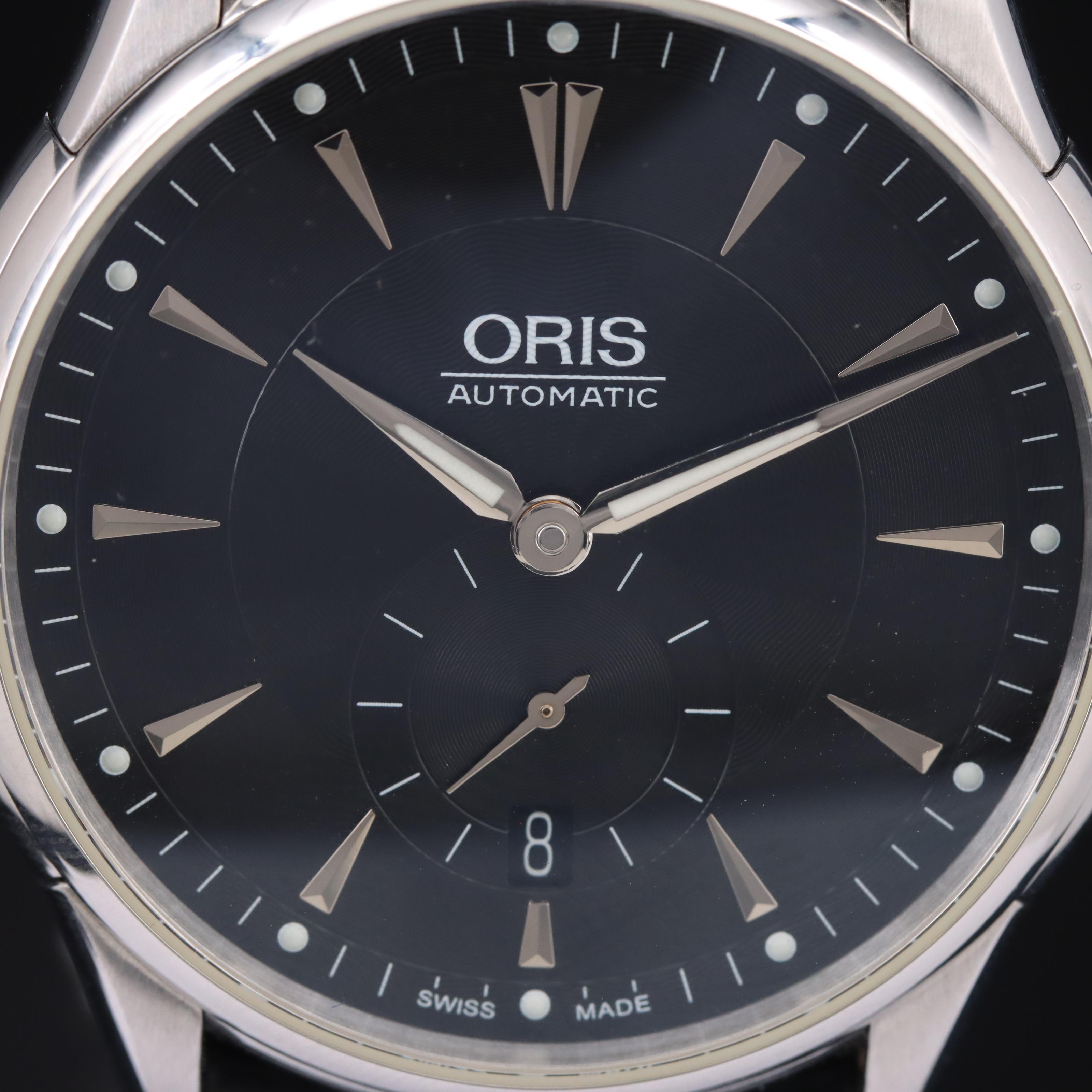 Oris Artelier Small Second Date 40mm Steel Automatic Watch