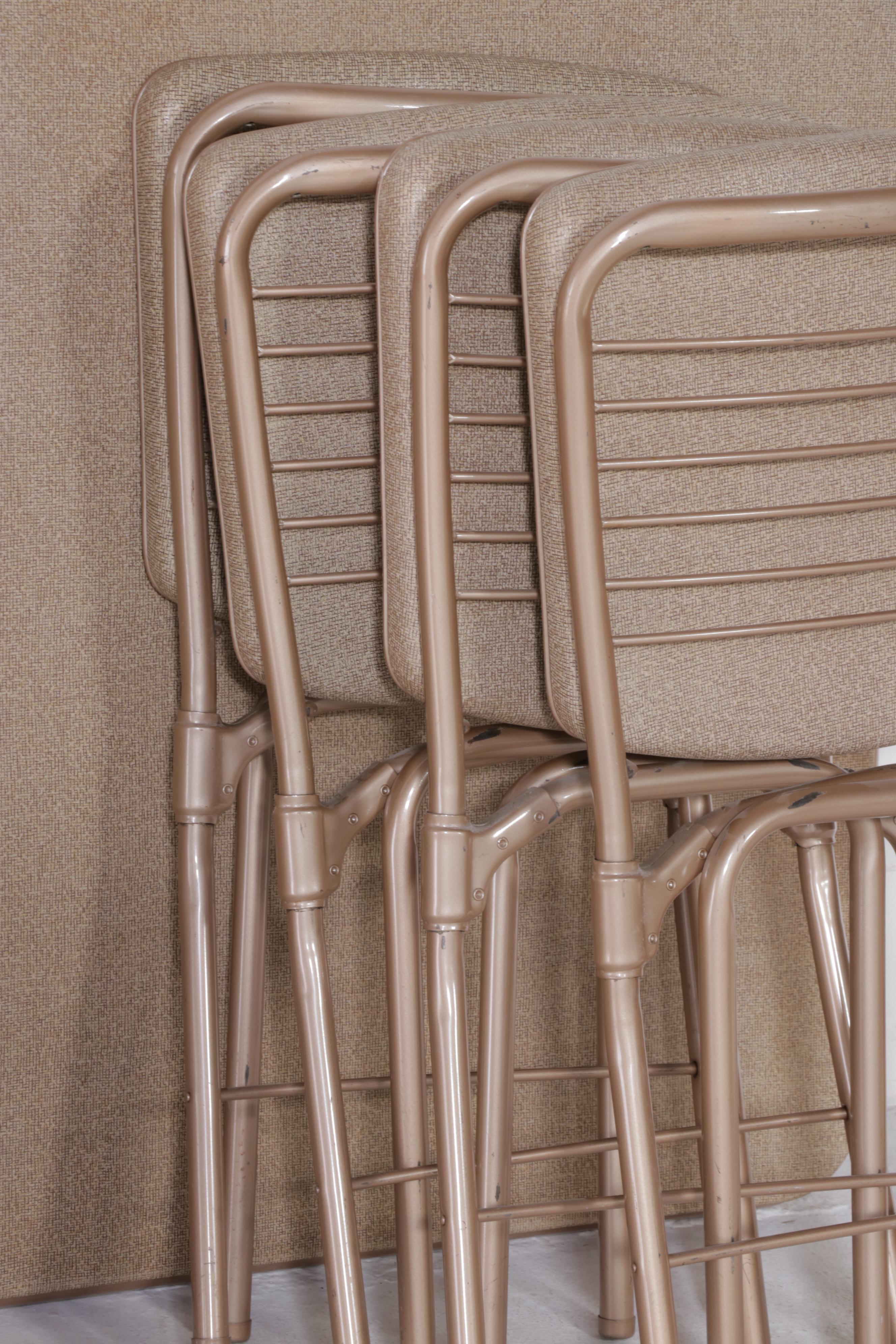 Two Sets of Cosco Fashionfold Folding Tables and Chairs, Mid to Late 20th C.