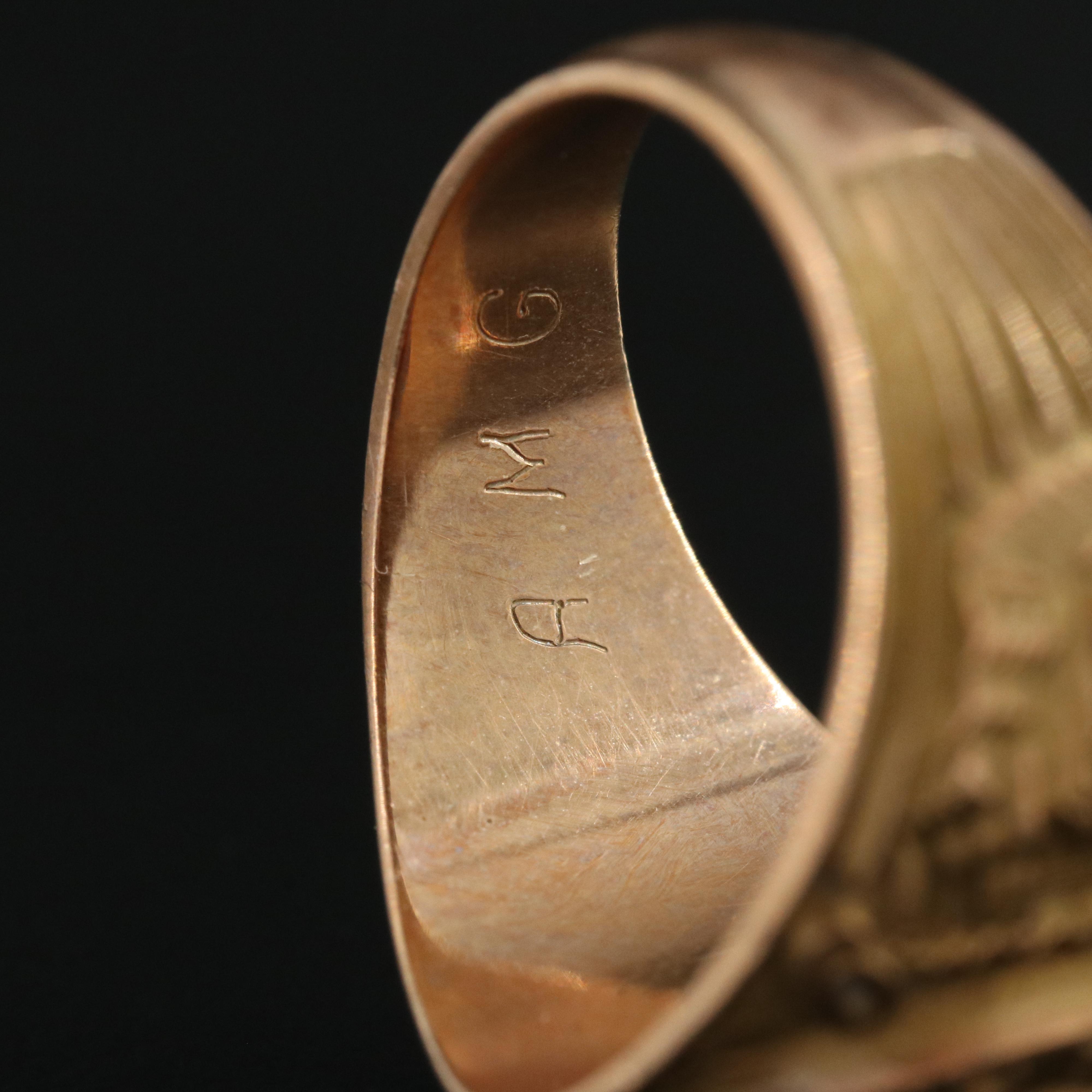 1950 and 1952 10K Ruby Class Rings