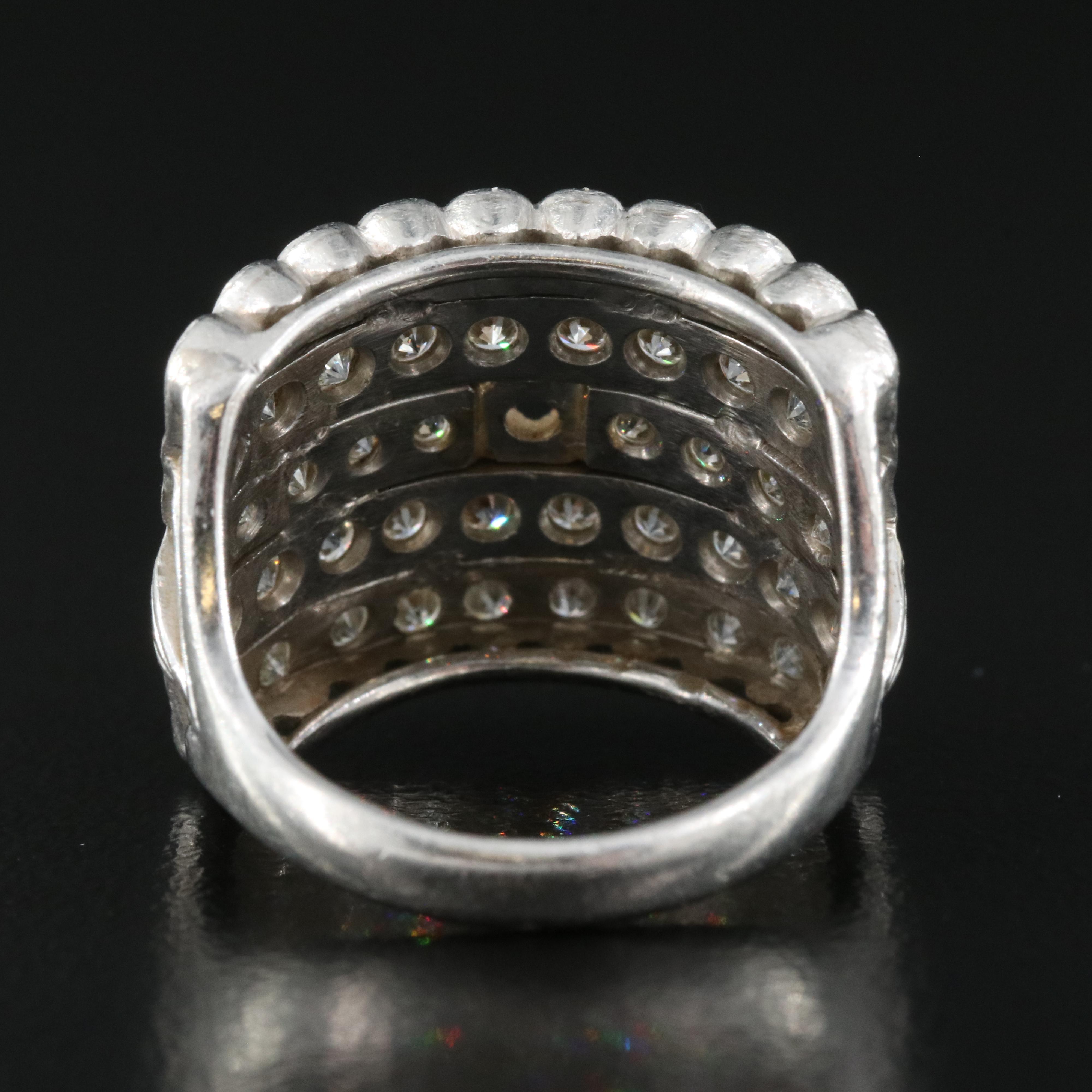 Platinum 3.34 CTW Diamond Ring