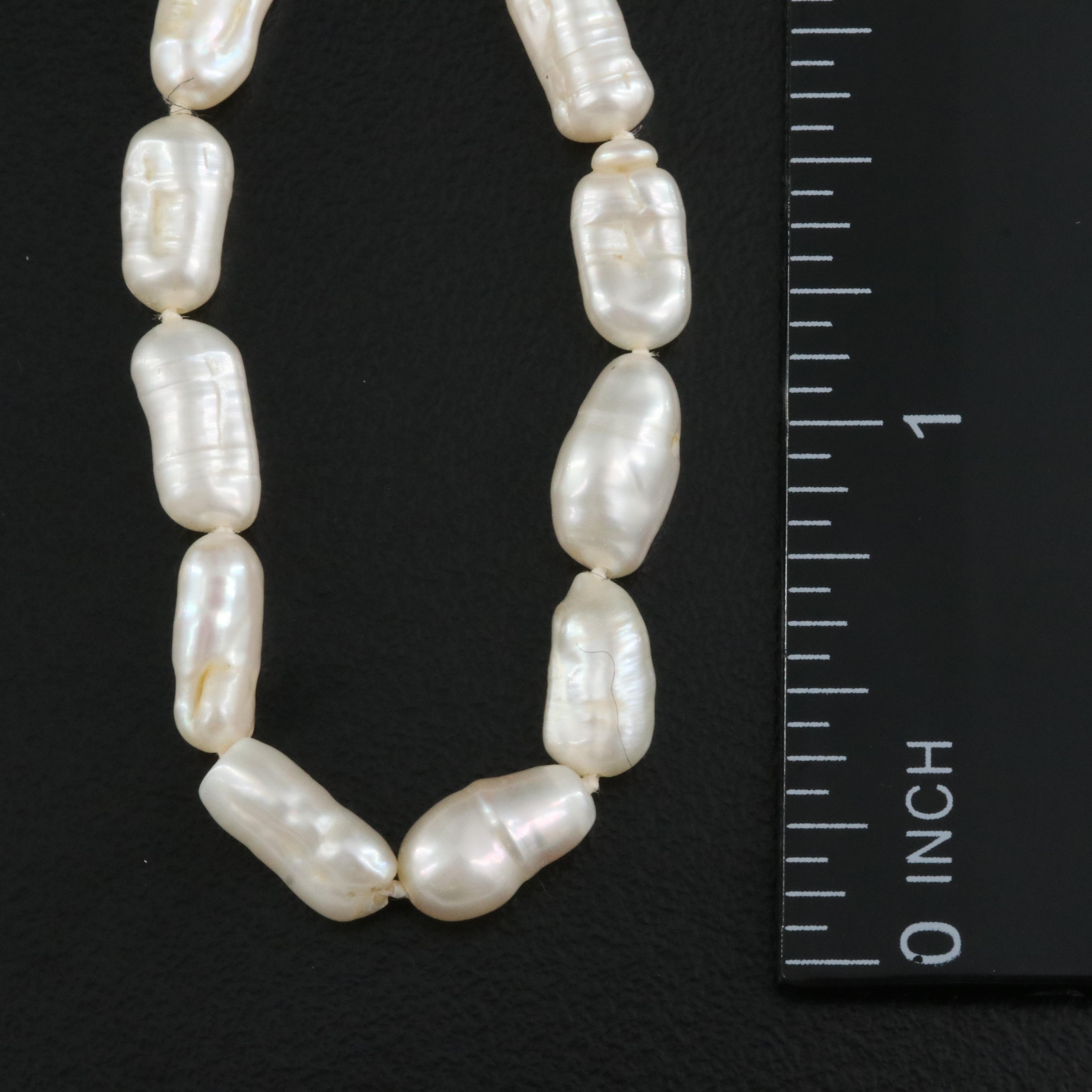 18K Pearl Earrings, Sterling Pearl Bracelet and Pearl Necklaces