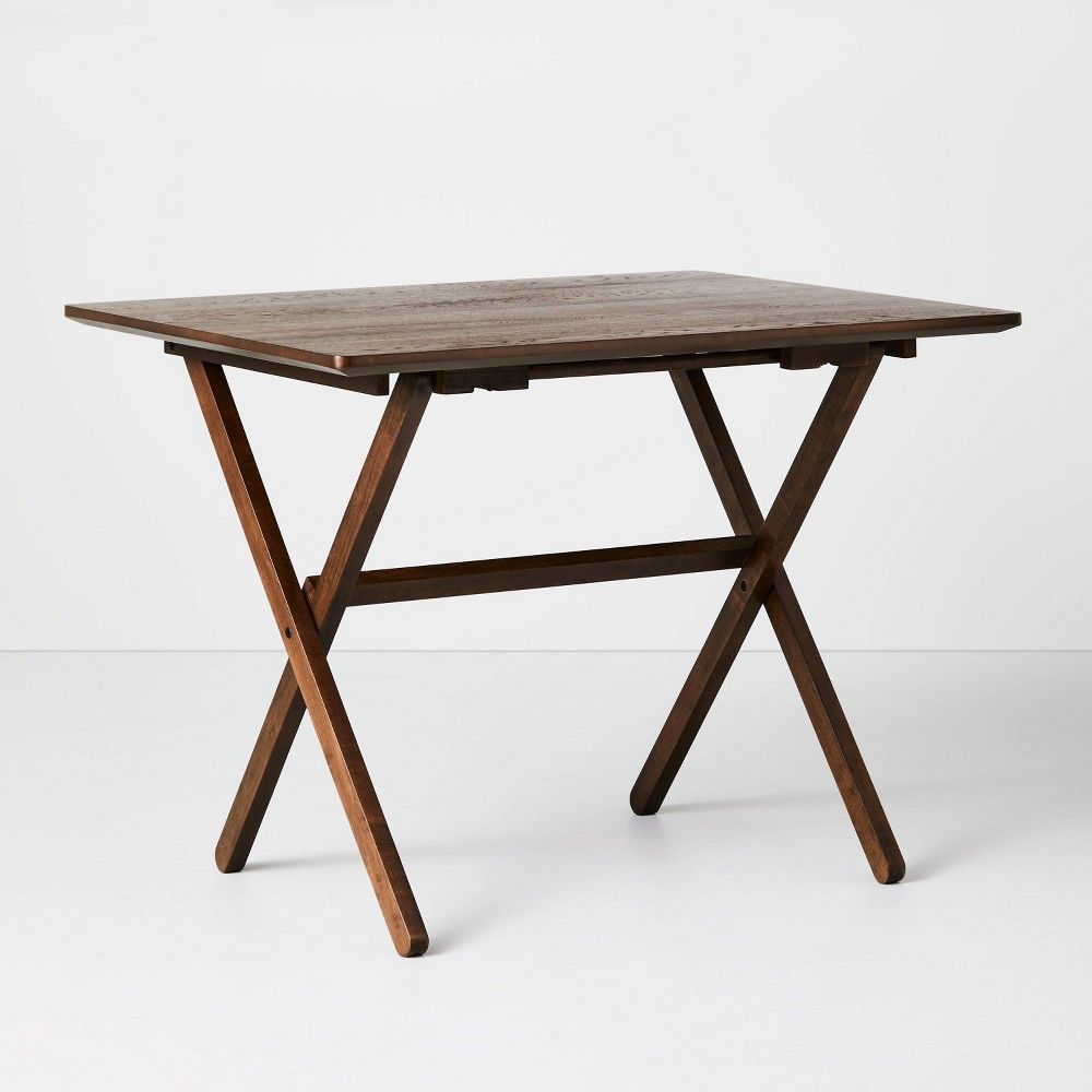 Hearth & Hand with Magnolia Espresso Finish Folding Table
