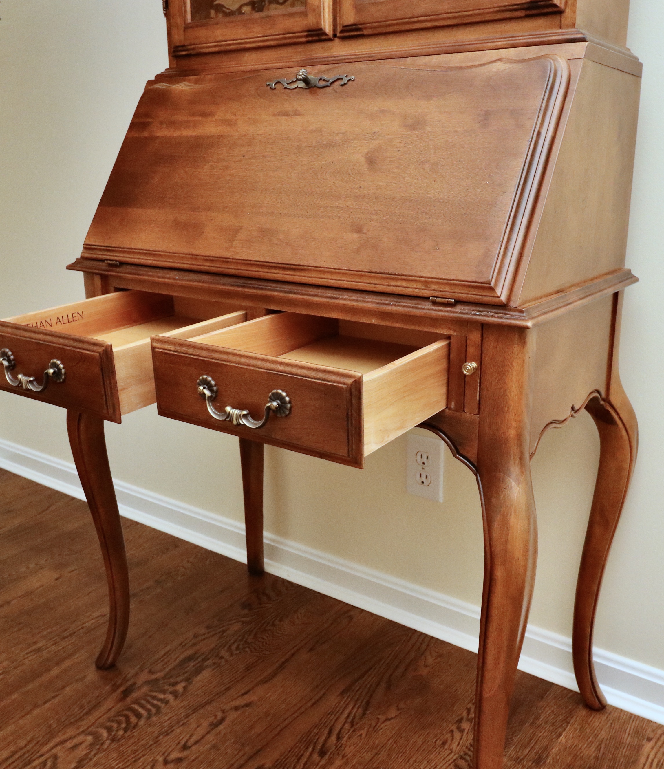 Ethan Allen "Country French Collection" Mahogany Secretary Desk