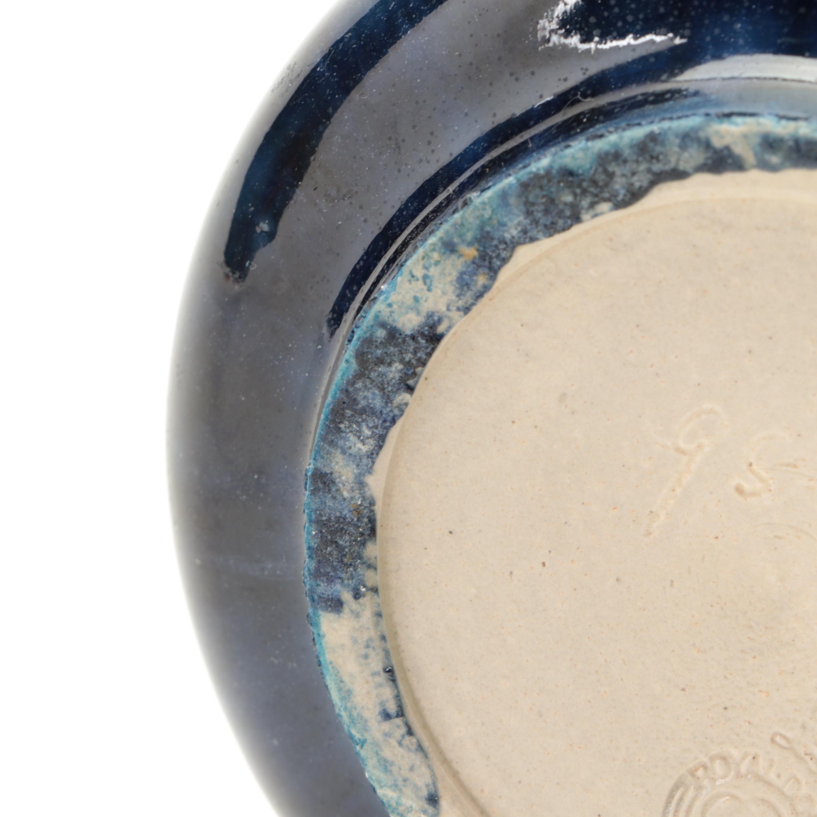 Royal Doulton Art Nouveau Faïence Vase with Floral Motif, Early 20th Century