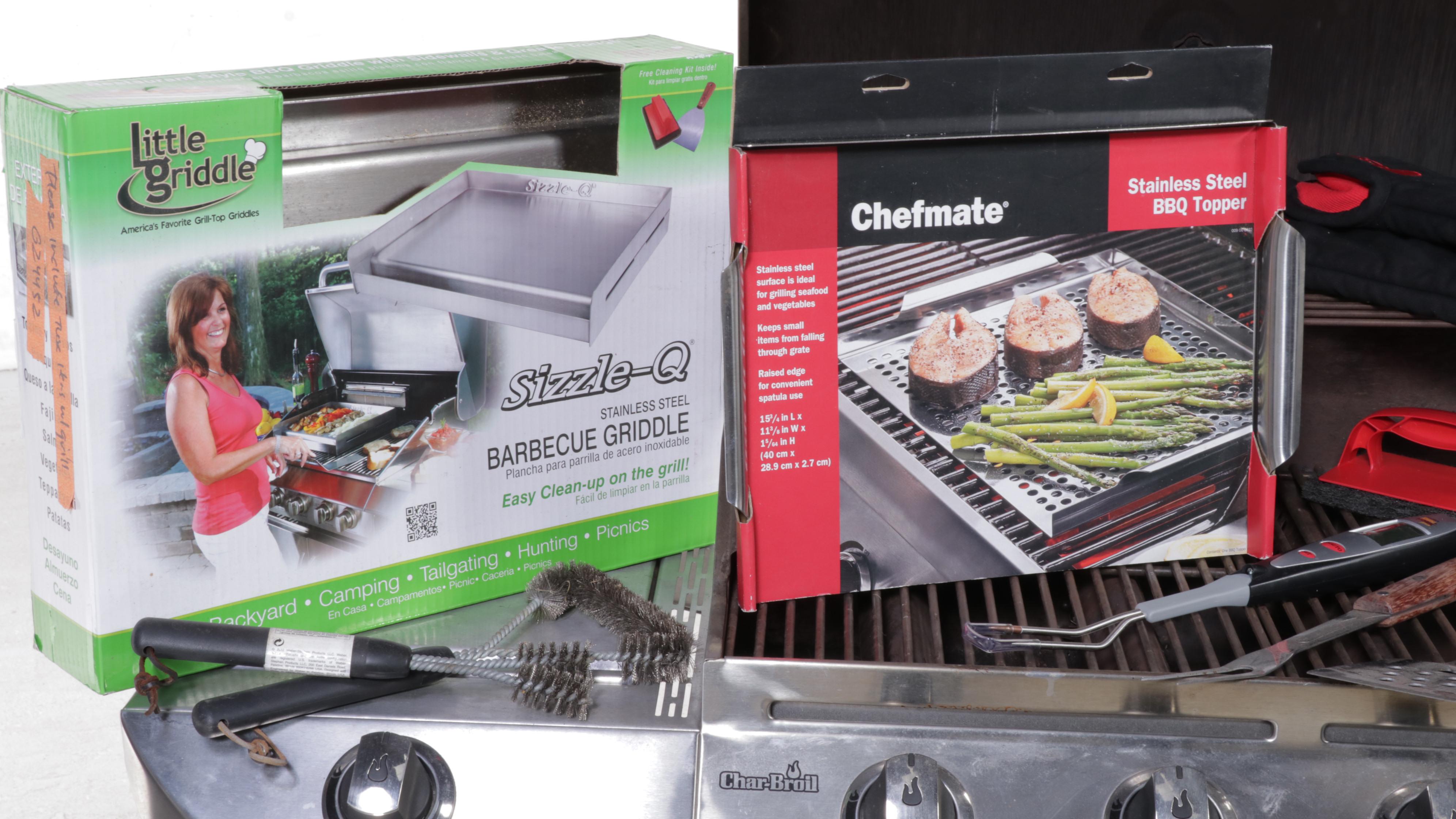 Char-Broil Stainless Steel Gas Grill With Accessories
