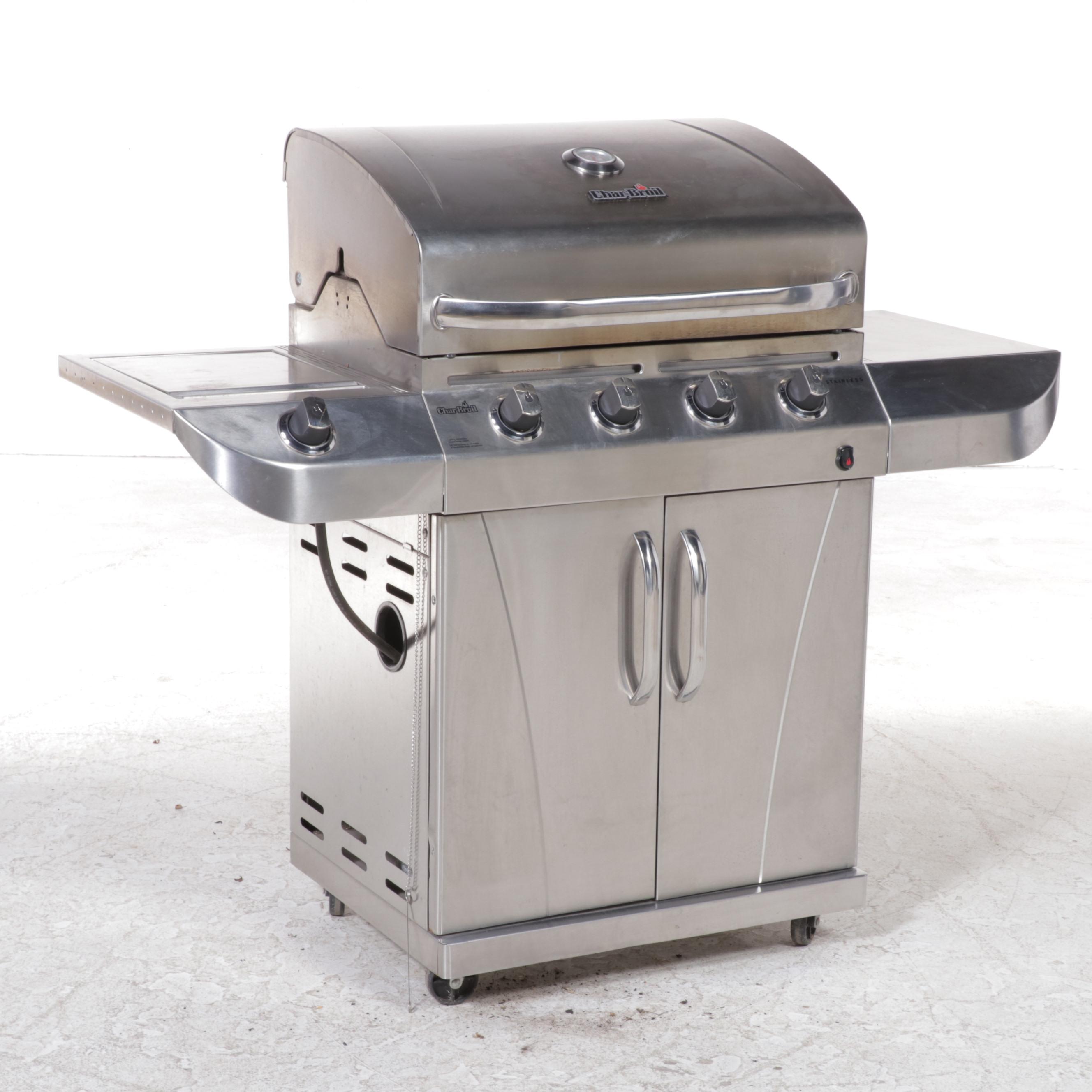 Char-Broil Stainless Steel Gas Grill With Accessories