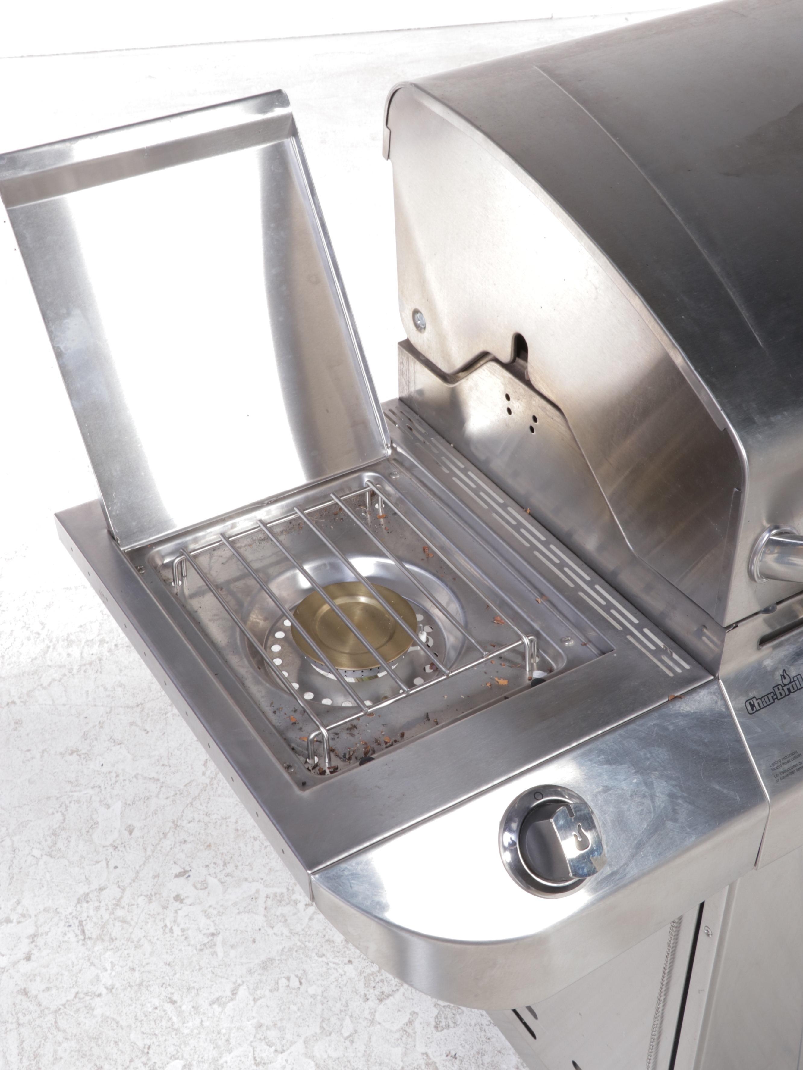 Char-Broil Stainless Steel Gas Grill With Accessories