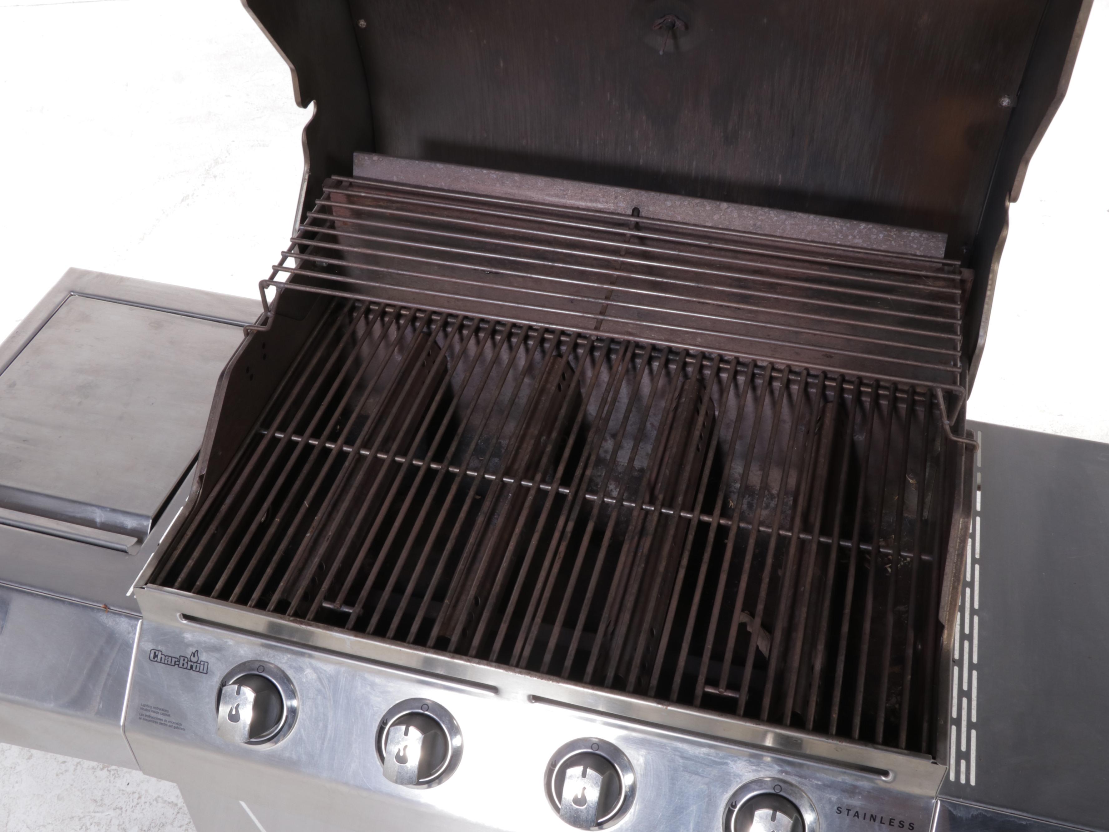 Char-Broil Stainless Steel Gas Grill With Accessories