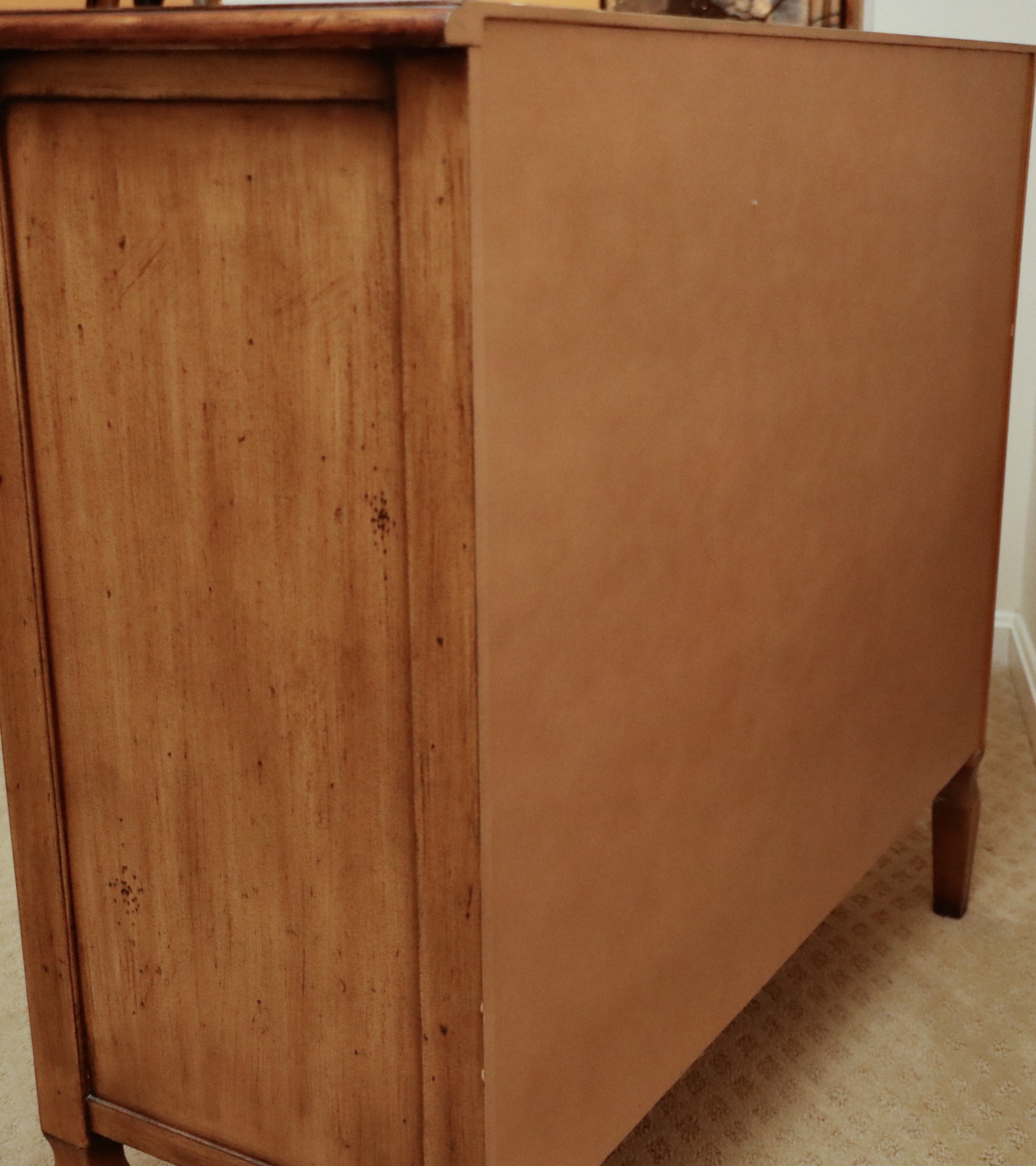 Oriental Treasures Paint-Decorated Commode Cabinet