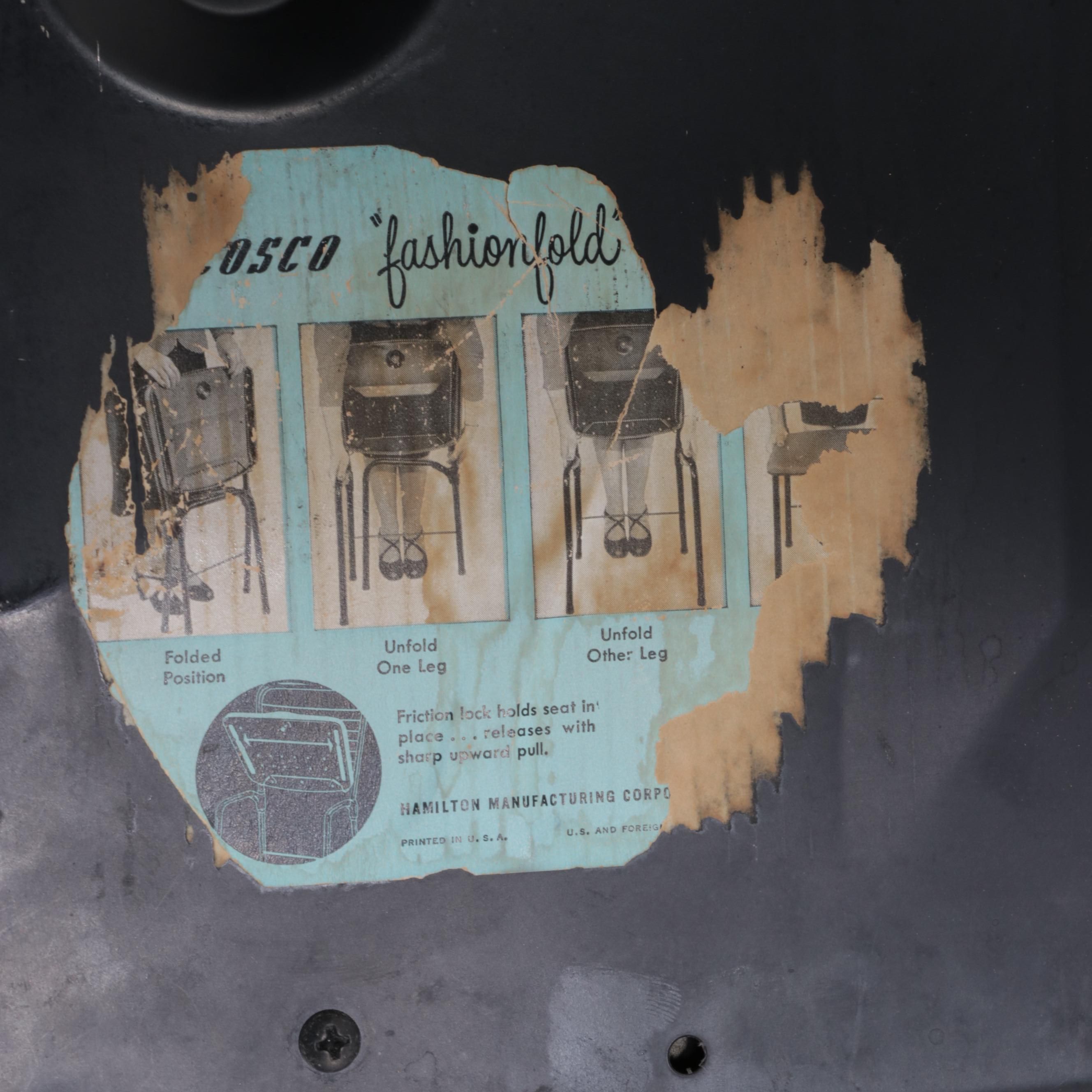 Two Sets of Cosco Fashionfold Folding Tables and Chairs, Mid to Late 20th C.