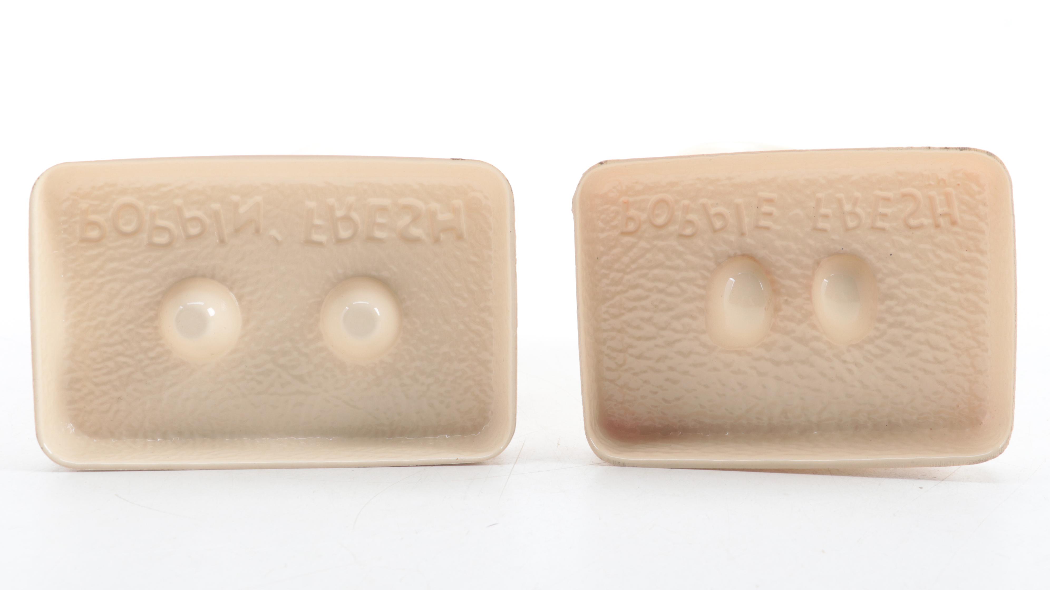 Pillsbury Poppin' Fresh Doughboy and Dough Girl Vinyl Advertising Dolls