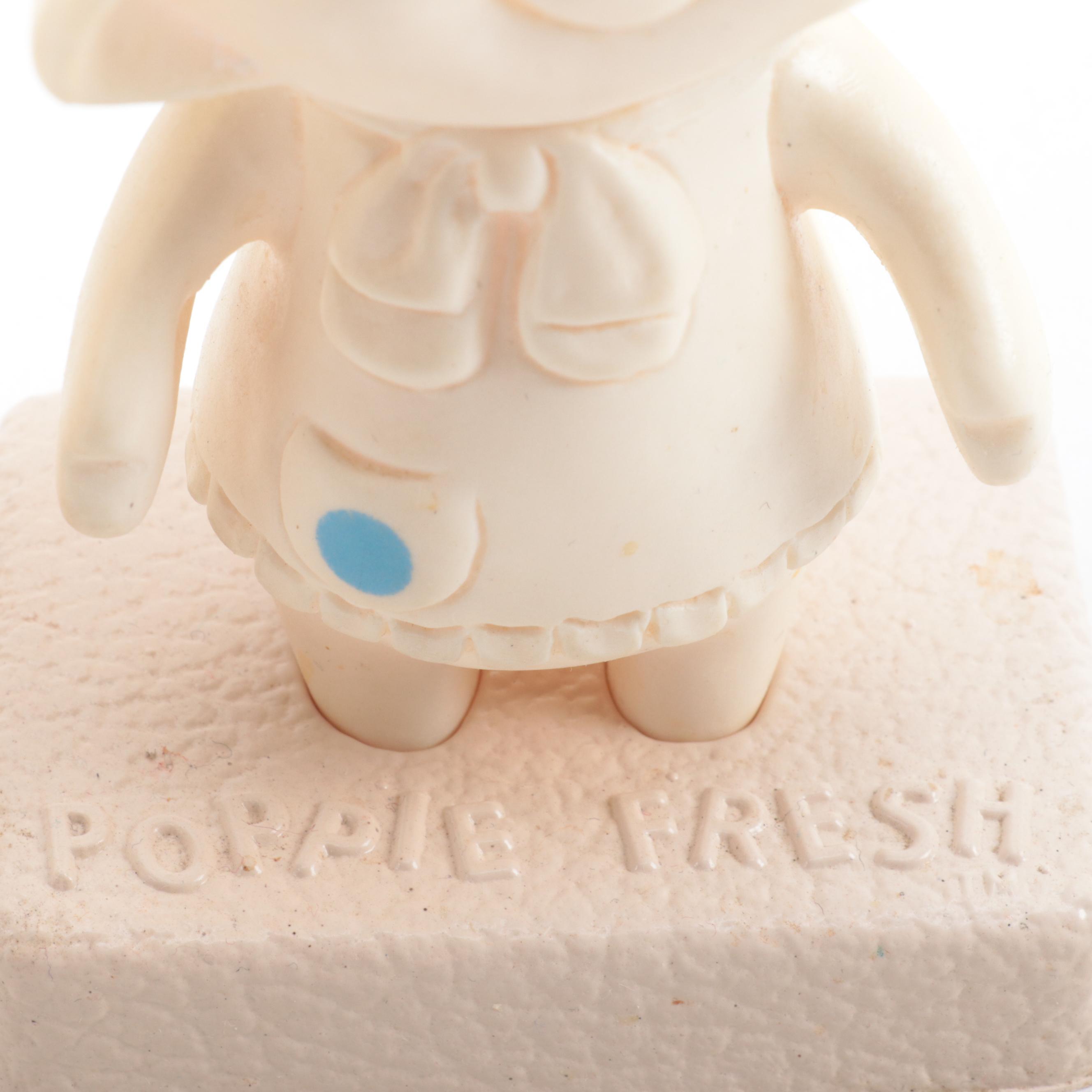 Pillsbury Poppin' Fresh Doughboy and Dough Girl Vinyl Advertising Dolls