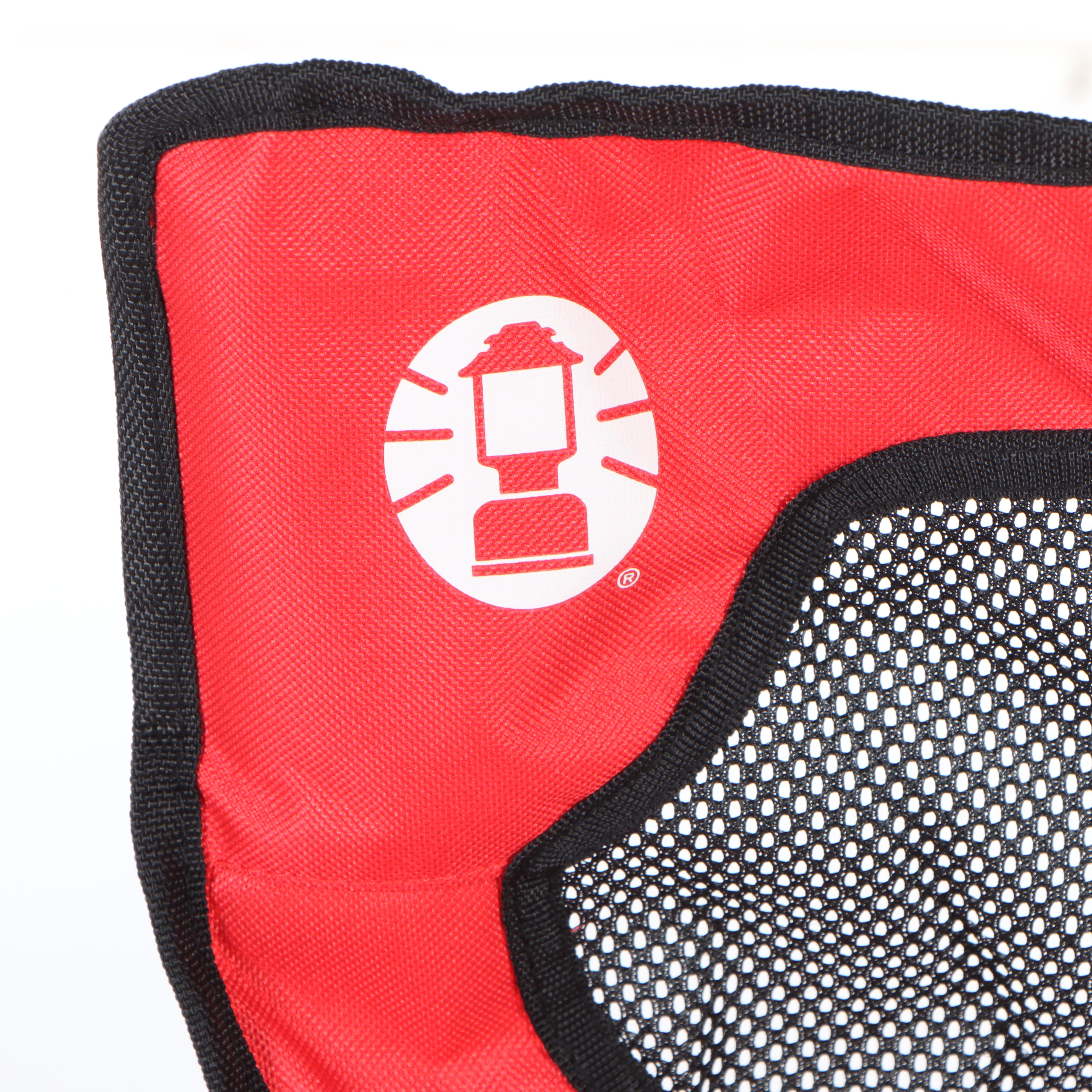 Two Coleman Broadband Mesh Quad Chairs